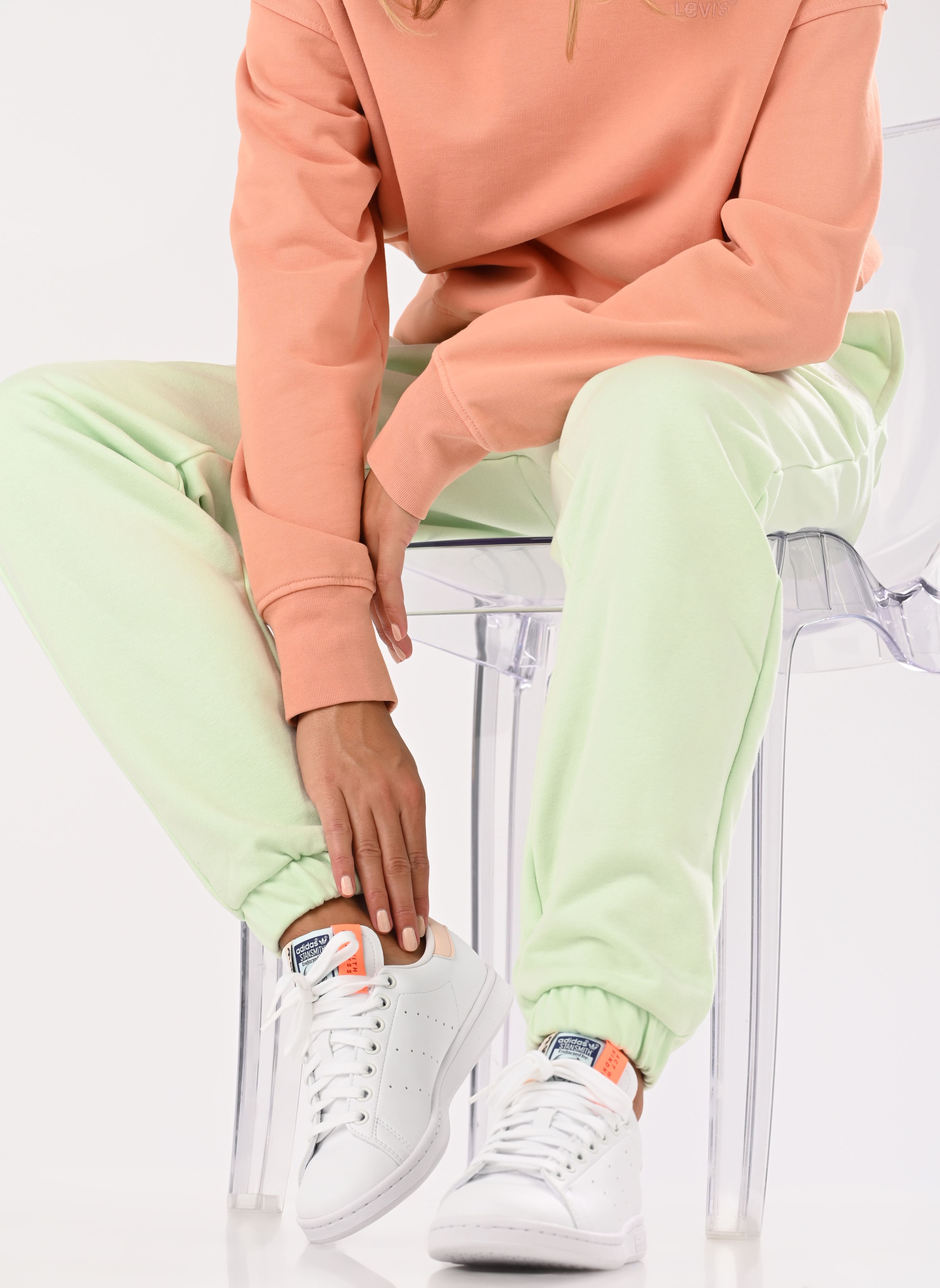 Lage sneakers Stan Smith W dames wit adidas originals Lage sneakers Stan Smith W dames wit FTWWHT/BLIORA/ALMBLU