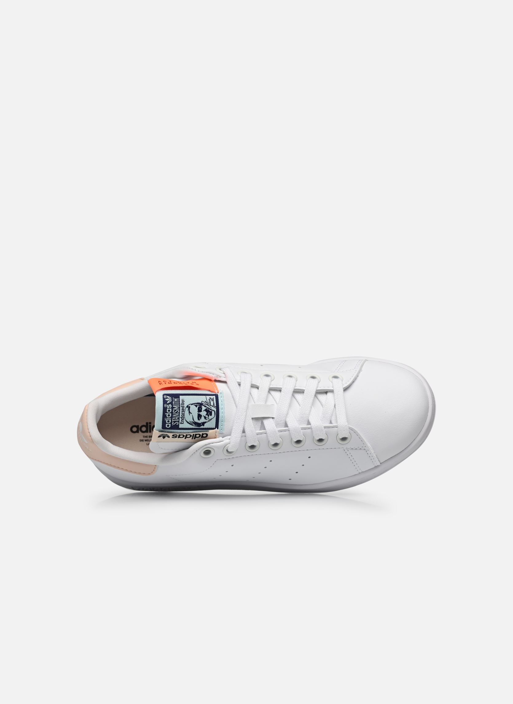 Lage sneakers Stan Smith W dames wit adidas originals Lage sneakers Stan Smith W dames wit FTWWHT/BLIORA/ALMBLU