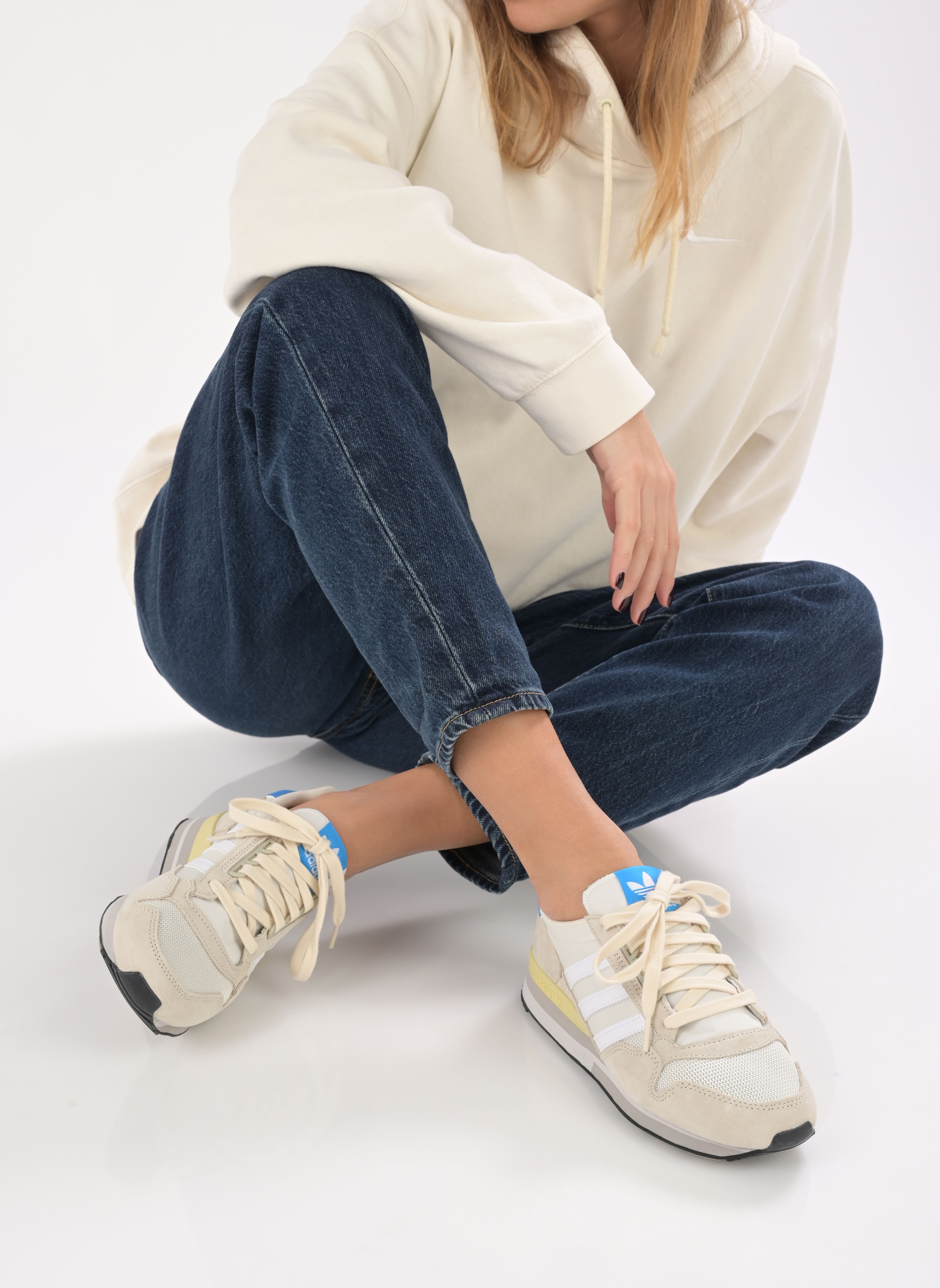 Niedrige Sneaker Zx 500 W damen weiß adidas originals Niedrige Sneaker Zx 500 W damen weiß WONWHI/WONWHI/PULBLU