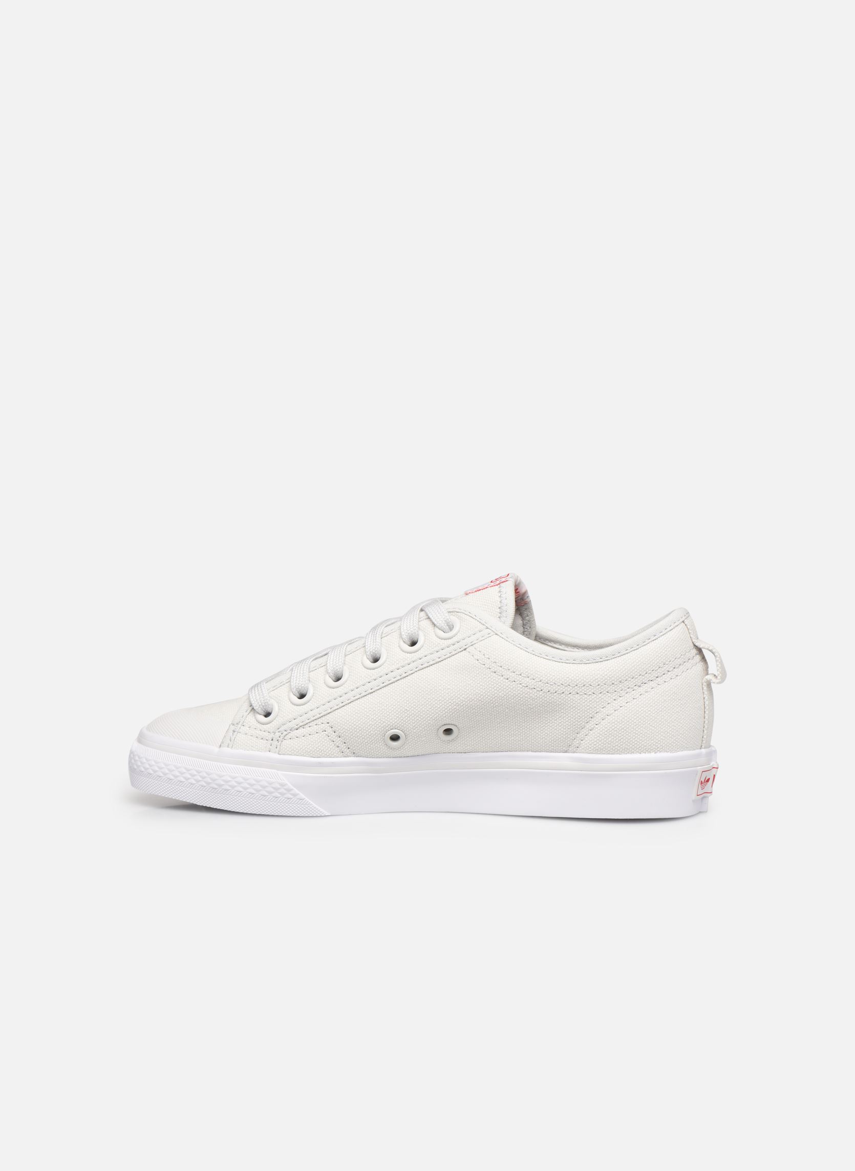 Zapatillas de lona Nizza Trefoil W mujer blanco adidas originals Zapatillas de lona Nizza Trefoil W mujer blanco BLANC CRISTAL