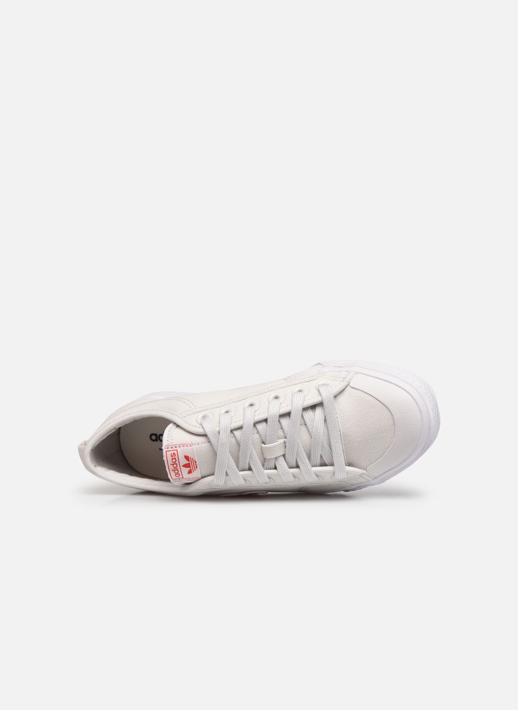 Zapatillas de lona Nizza Trefoil W mujer blanco adidas originals Zapatillas de lona Nizza Trefoil W mujer blanco BLANC CRISTAL