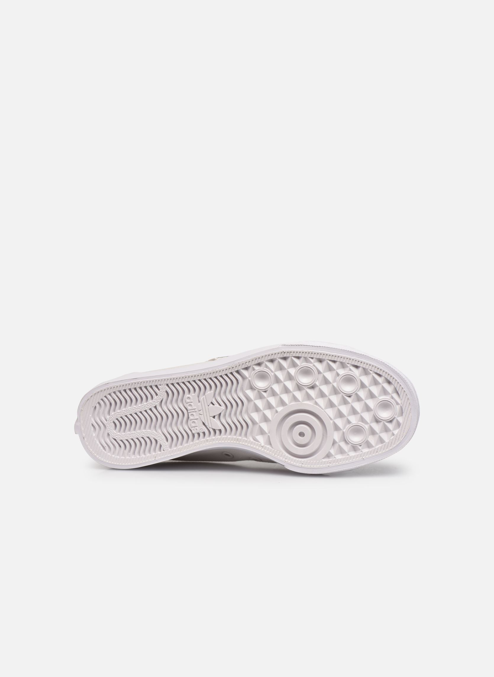 Zapatillas de lona Nizza Trefoil W mujer blanco adidas originals Zapatillas de lona Nizza Trefoil W mujer blanco BLANC CRISTAL