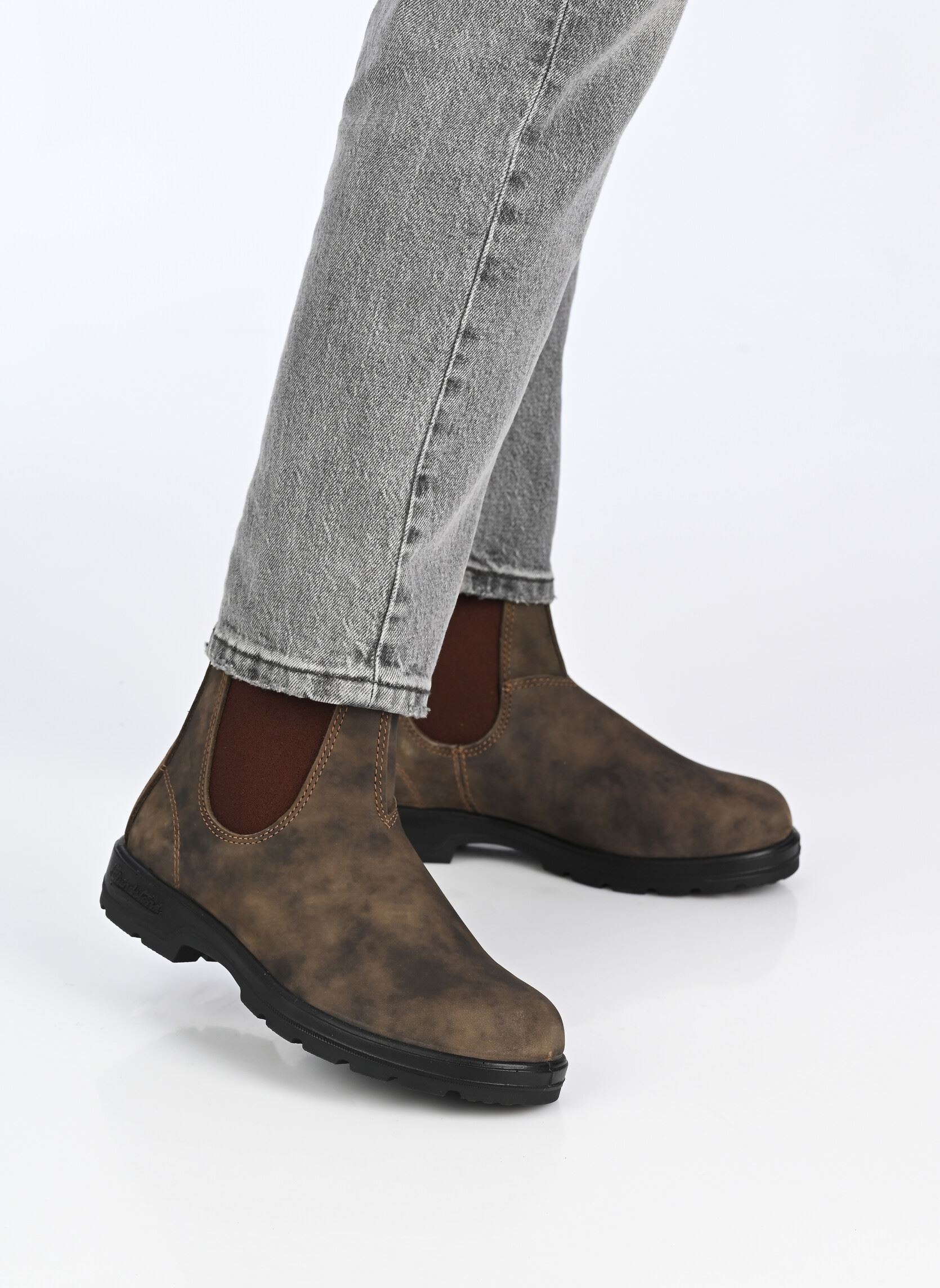 Niedrige Ankle Boots 585 braun Blundstone Niedrige Ankle Boots 585 braun RUSTIC_BROWN W