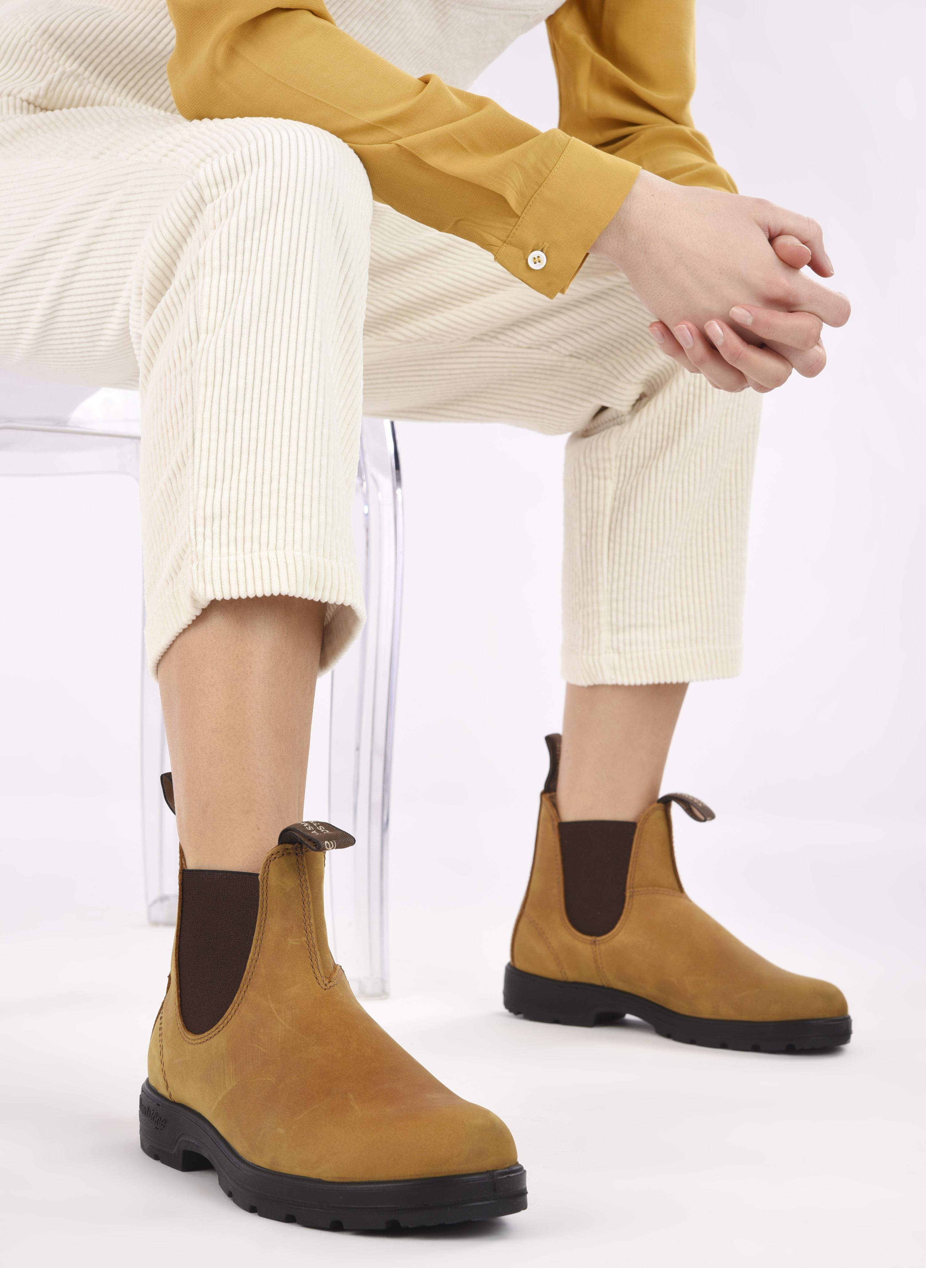 Niedrige Ankle Boots 561 W damen gelb Blundstone Niedrige Ankle Boots 561 W damen gelb CRAZY_HORSE W