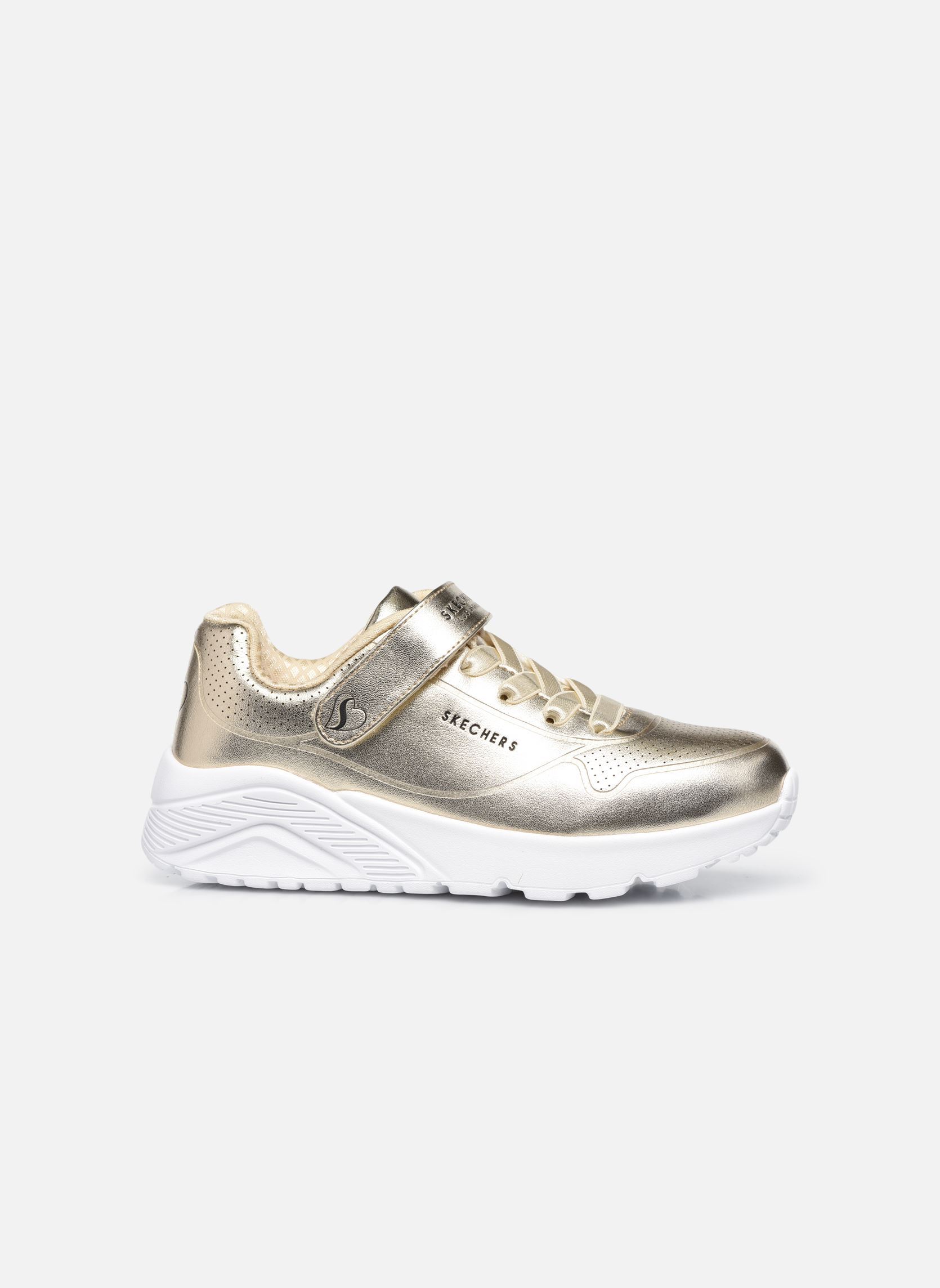Baskets basses Uno Lite fille or et bronze Skechers Baskets basses Uno Lite fille or et bronze GLD