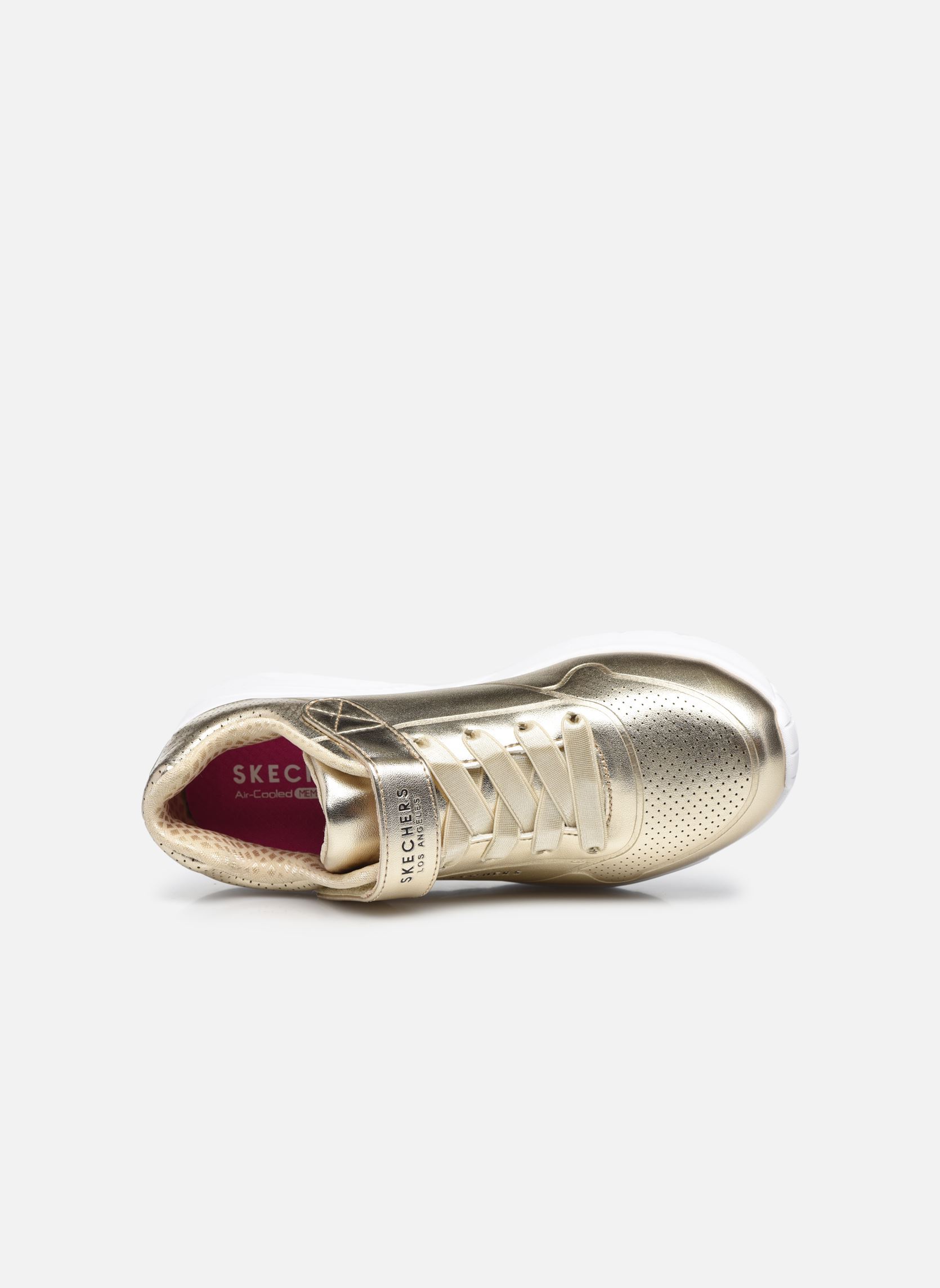 Baskets basses Uno Lite fille or et bronze Skechers Baskets basses Uno Lite fille or et bronze GLD