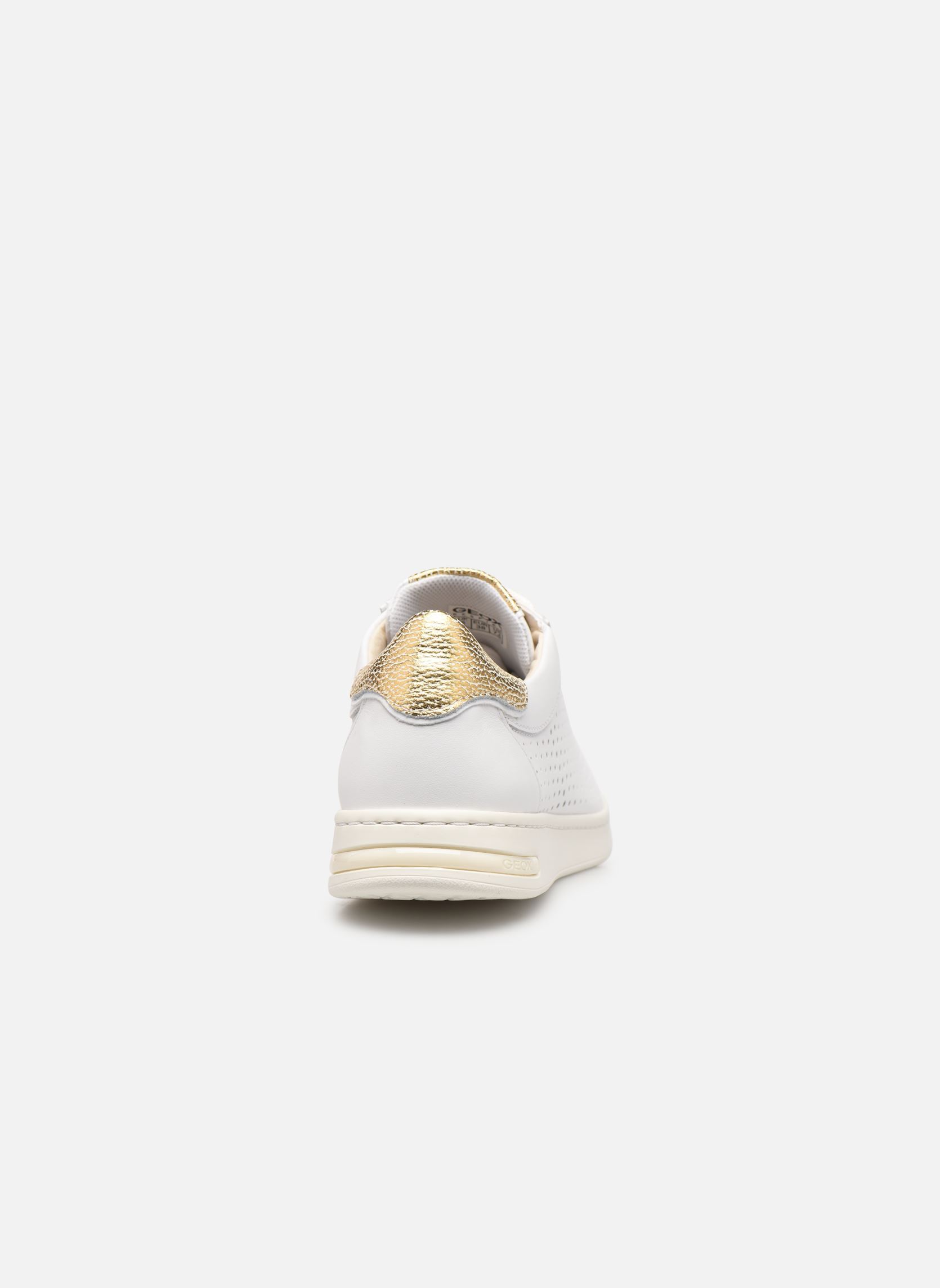 Baskets basses JAYSEN femme blanc Geox Baskets basses JAYSEN femme blanc WHITE GOLD PERFORE
