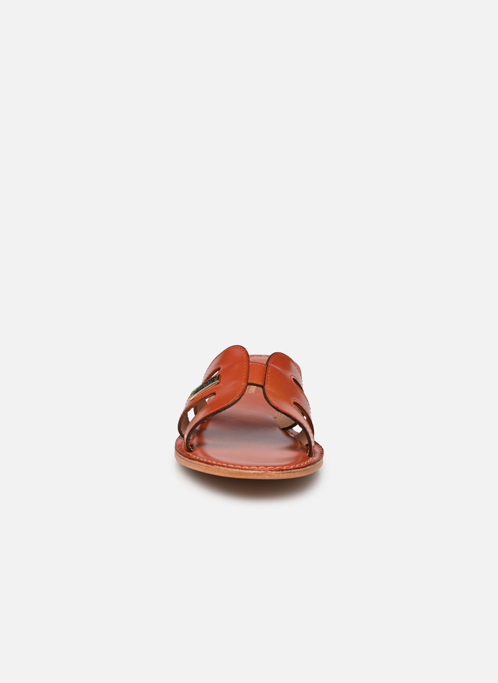 Mules DAMIA femme rouge Les Tropéziennes par M Belarbi Mules DAMIA femme rouge BRIQUE