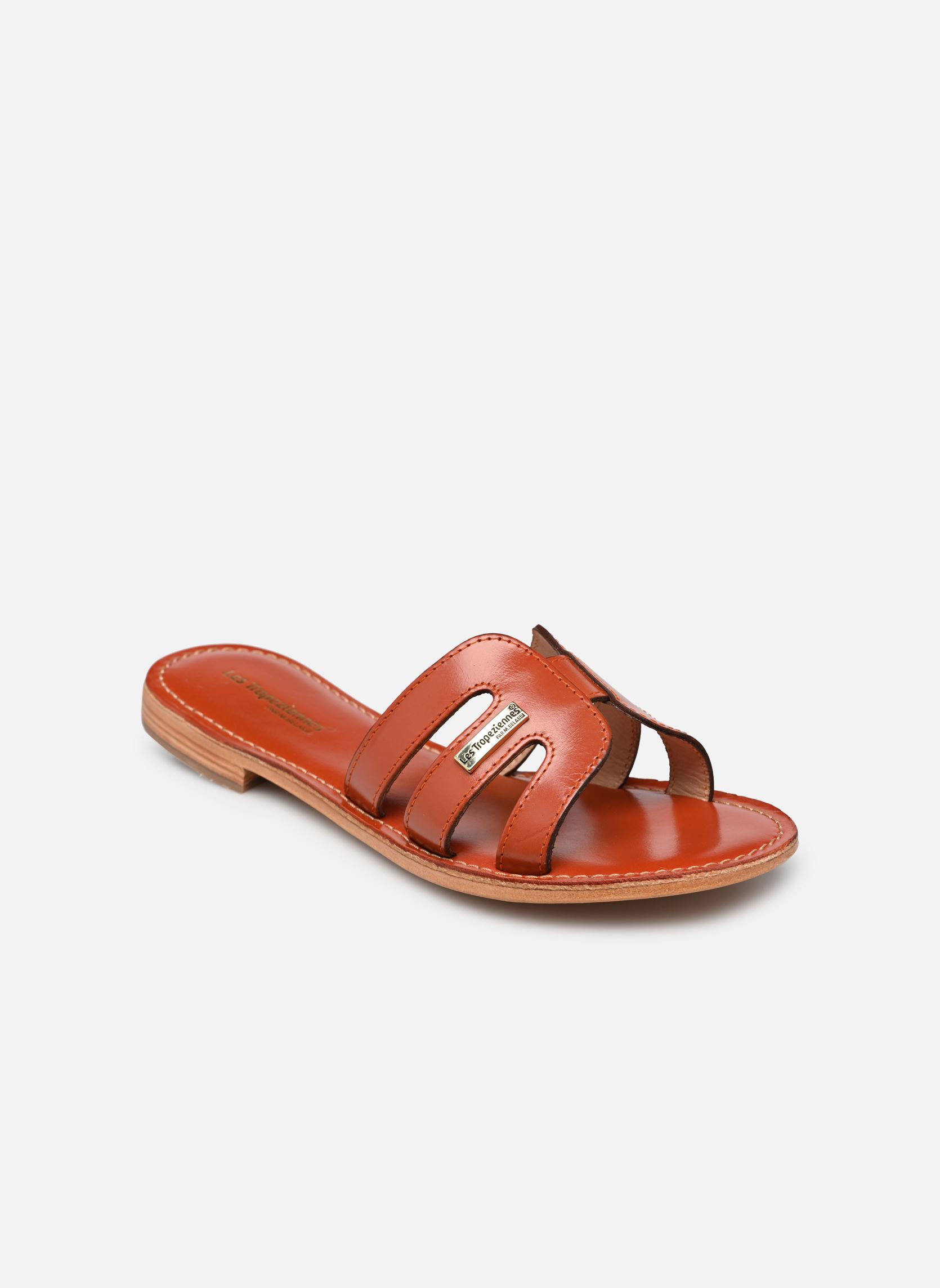 Mules DAMIA femme rouge Les Tropéziennes par M Belarbi Mules DAMIA femme rouge BRIQUE