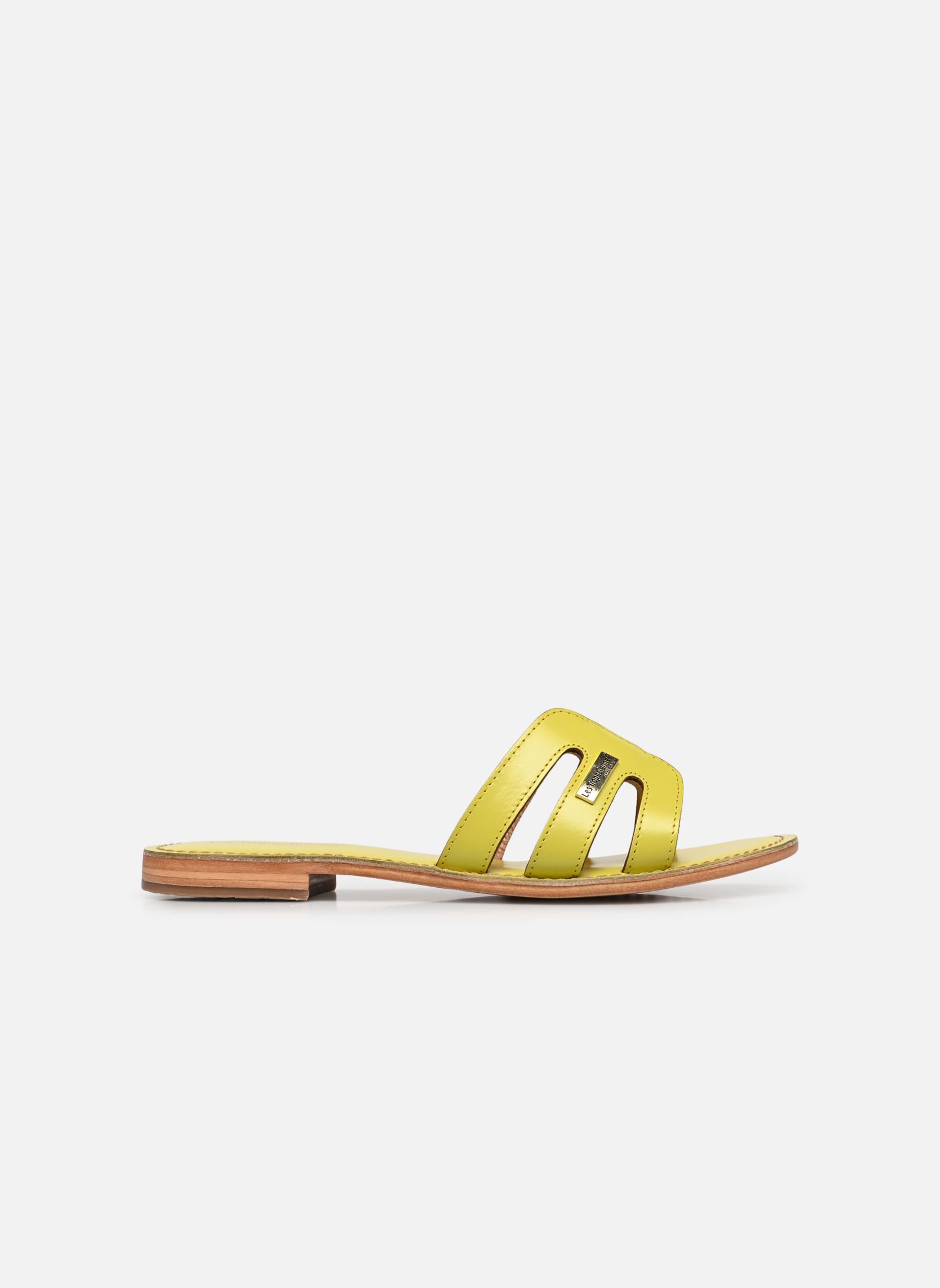 Pantoletten DAMIA damen grün Les Tropéziennes par M Belarbi Pantoletten DAMIA damen grün JAUNE VERT