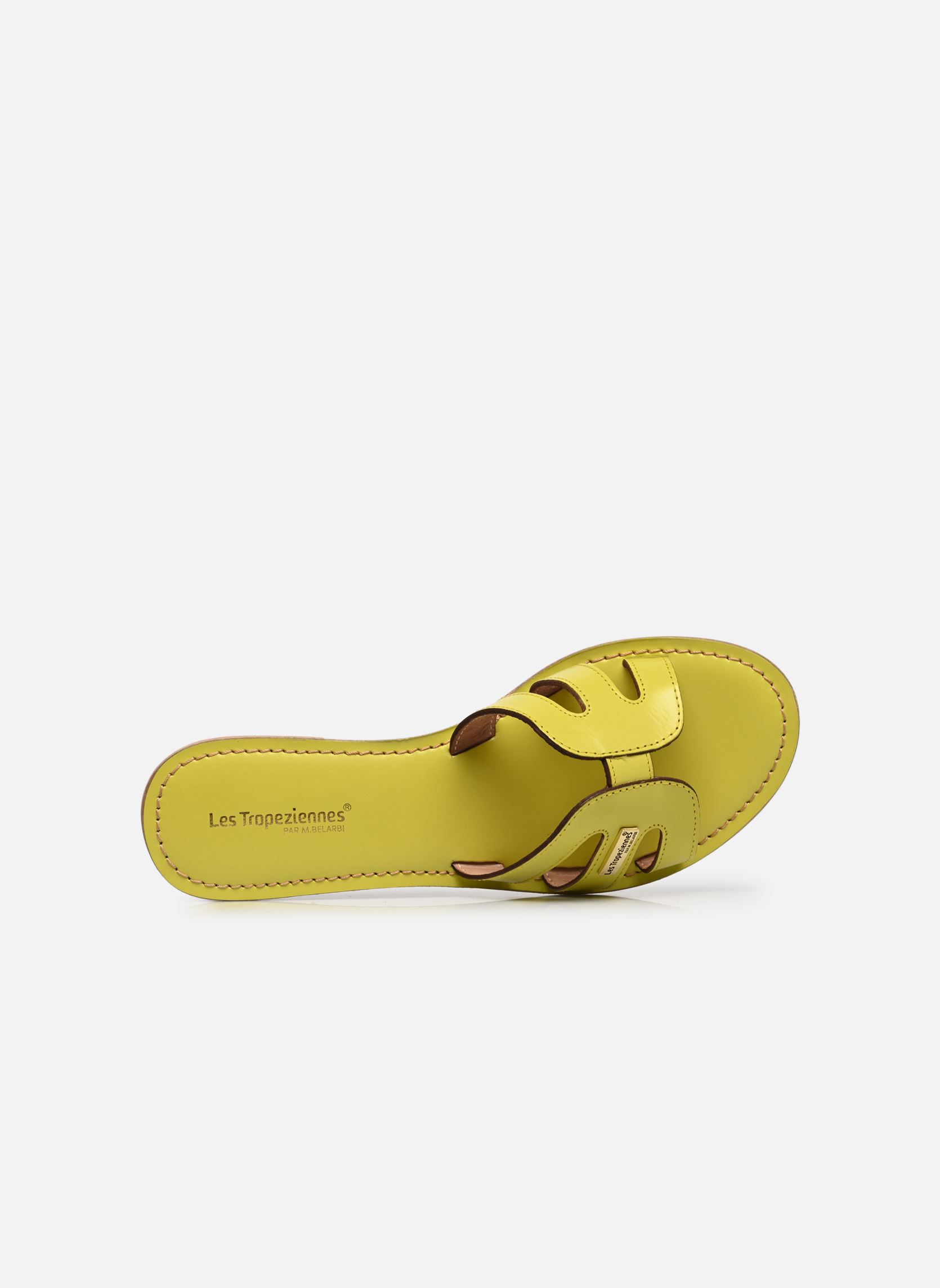 Pantoletten DAMIA damen grün Les Tropéziennes par M Belarbi Pantoletten DAMIA damen grün JAUNE VERT