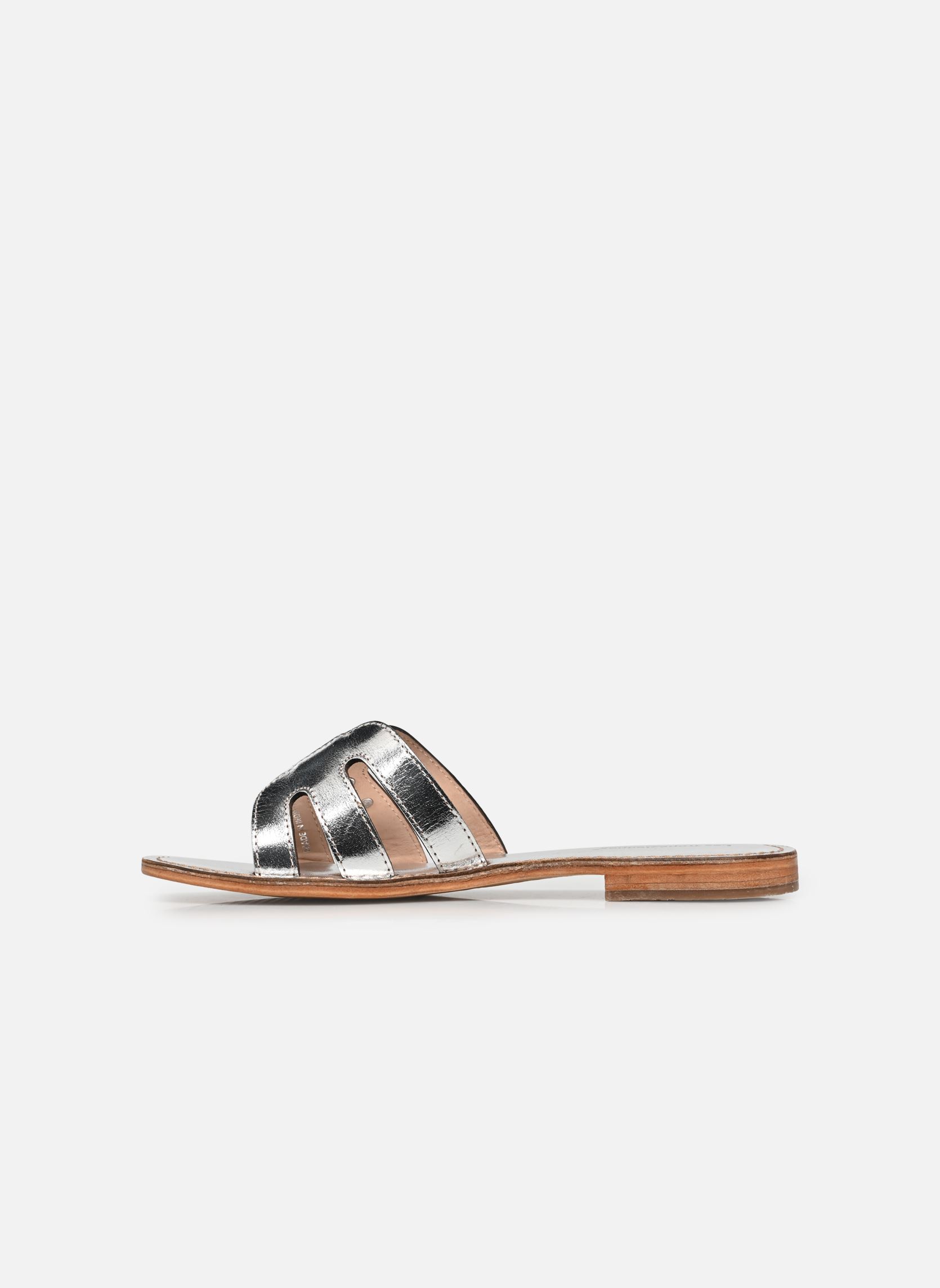 Mules DAMIA femme argent Les Tropéziennes par M Belarbi Mules DAMIA femme argent ARGENT