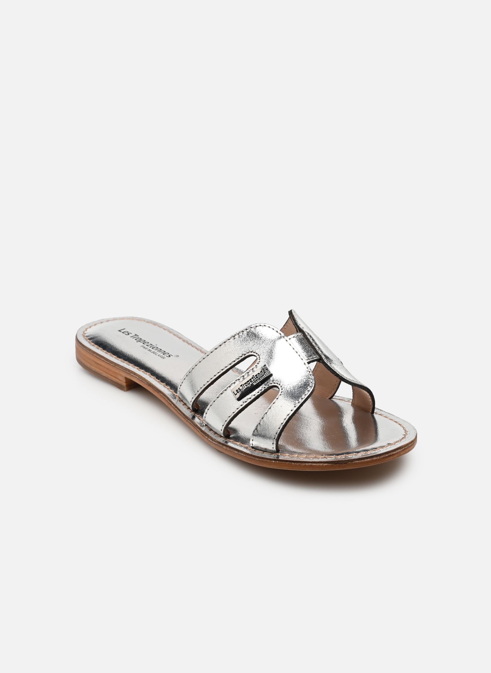 Mules DAMIA femme argent Les Tropéziennes par M Belarbi Mules DAMIA femme argent ARGENT