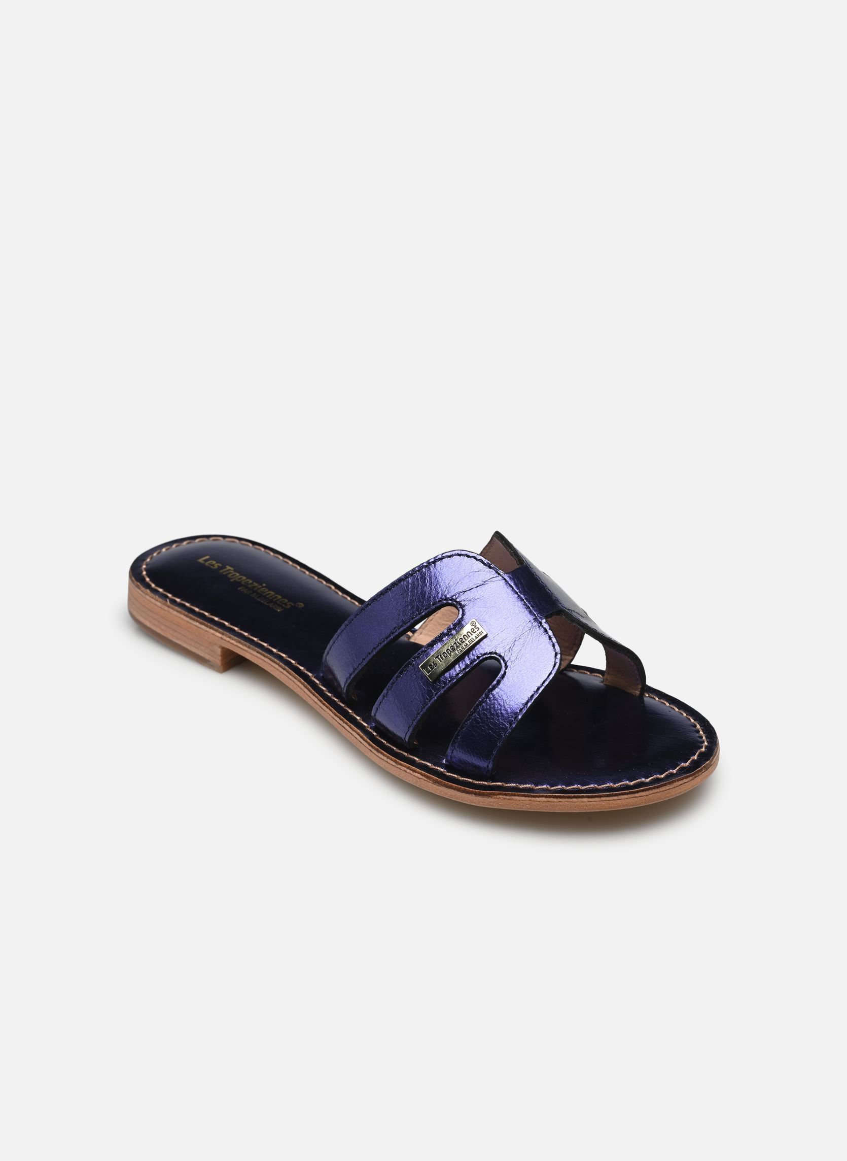 Pantoletten DAMIA damen blau Les Tropéziennes par M Belarbi Pantoletten DAMIA damen blau Marine Metal