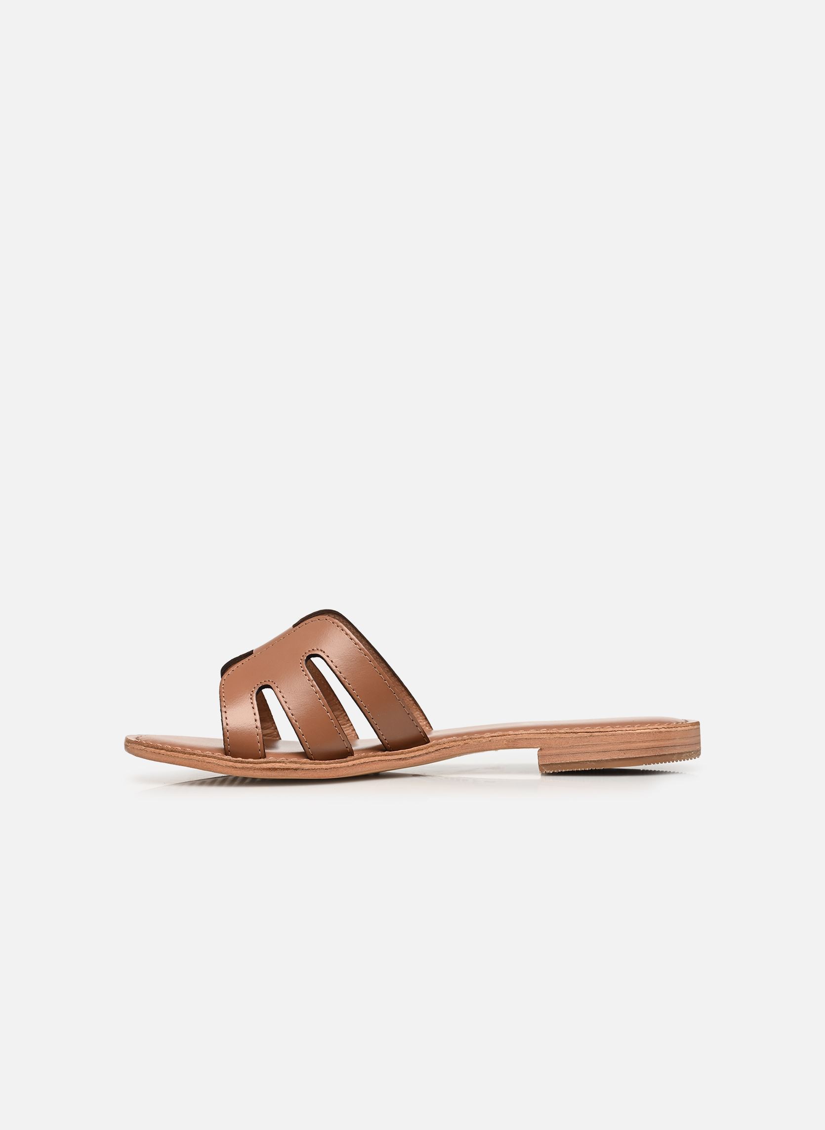 Mules DAMIA femme marron Les Tropéziennes par M Belarbi Mules DAMIA femme marron CAPPUCCINO