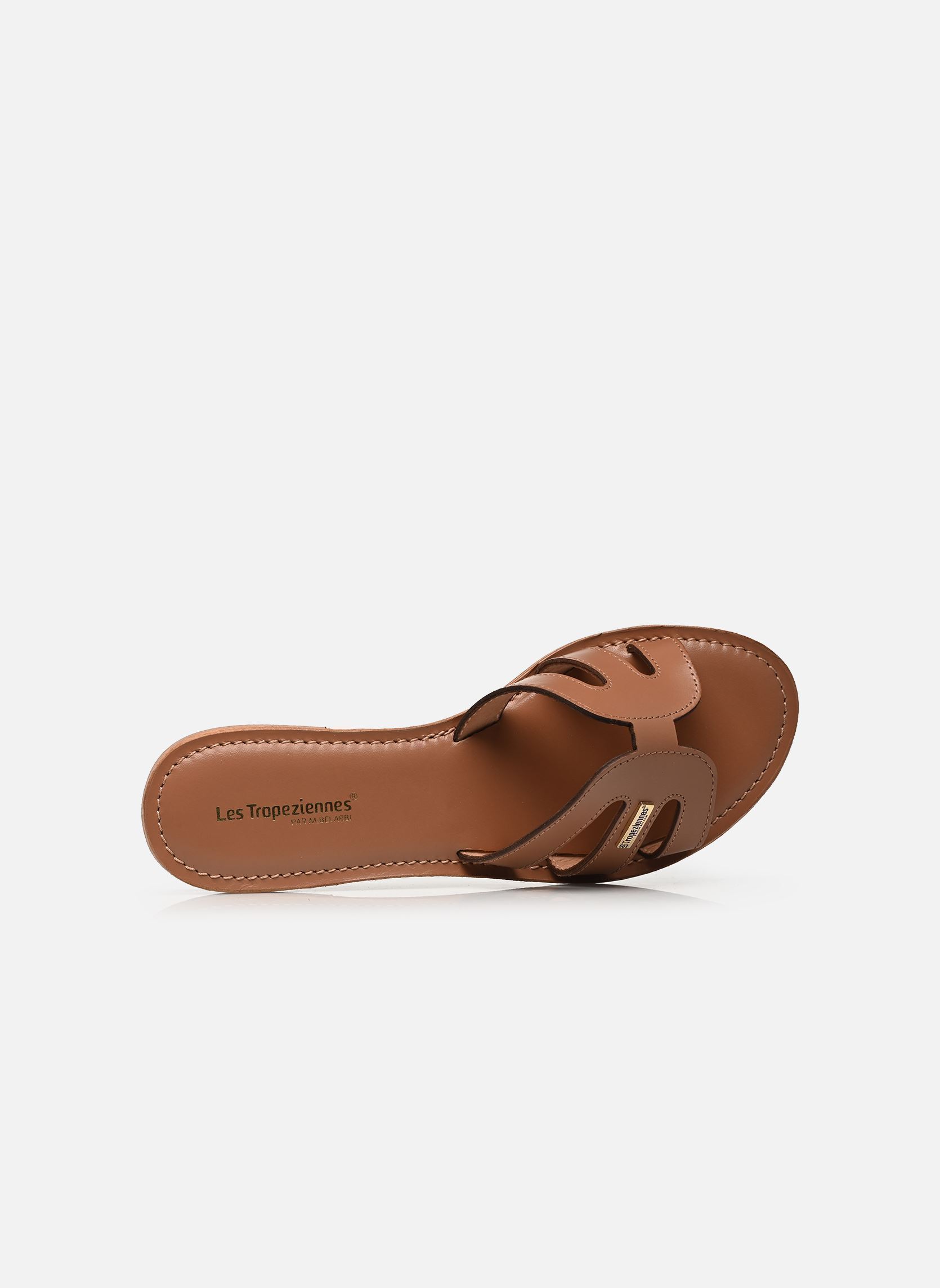 Mules DAMIA femme marron Les Tropéziennes par M Belarbi Mules DAMIA femme marron CAPPUCCINO