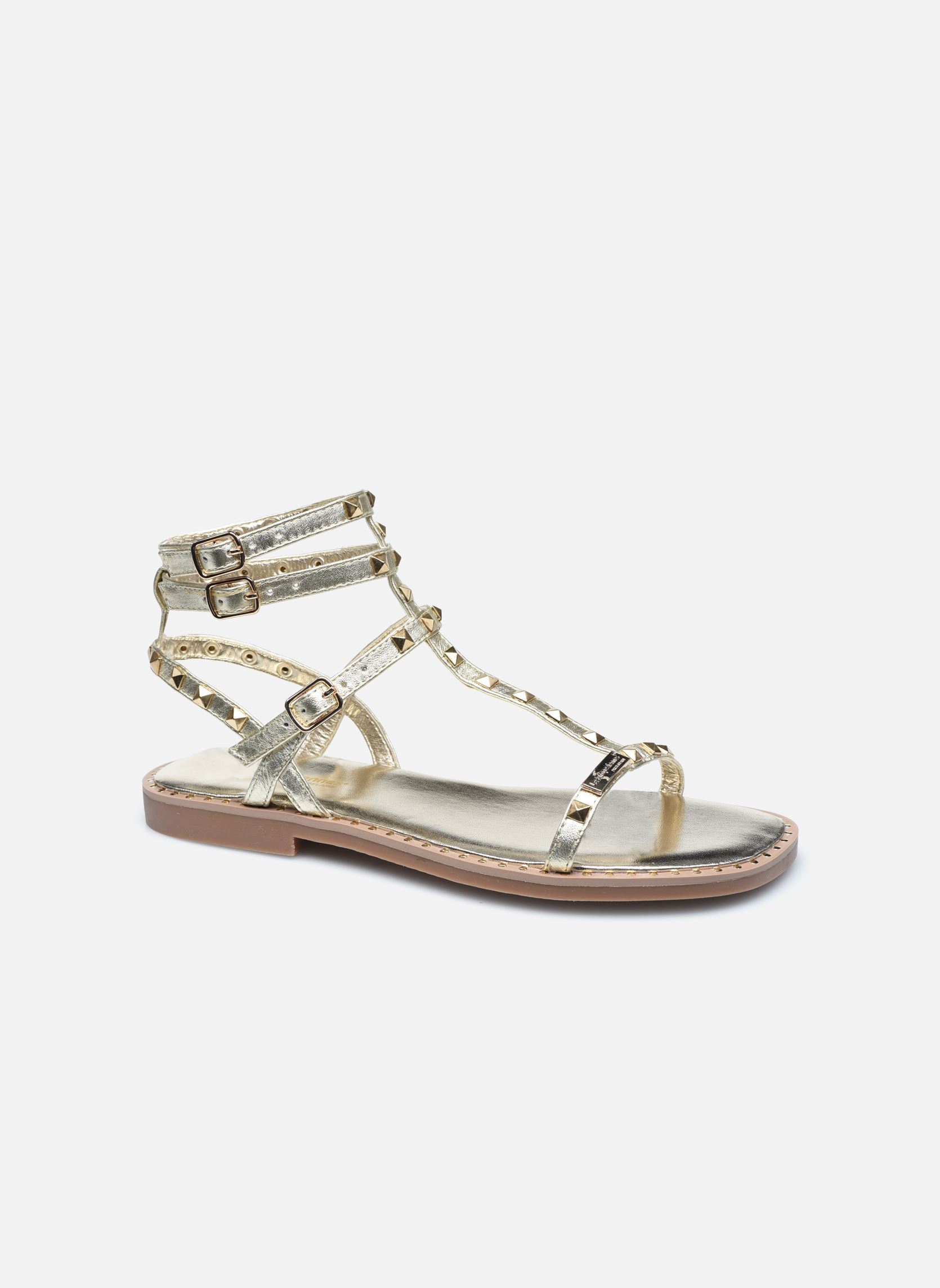 Sandalen CORALIE damen gold und bronze Les Tropéziennes par M Belarbi Sandalen CORALIE damen gold und bronze OR