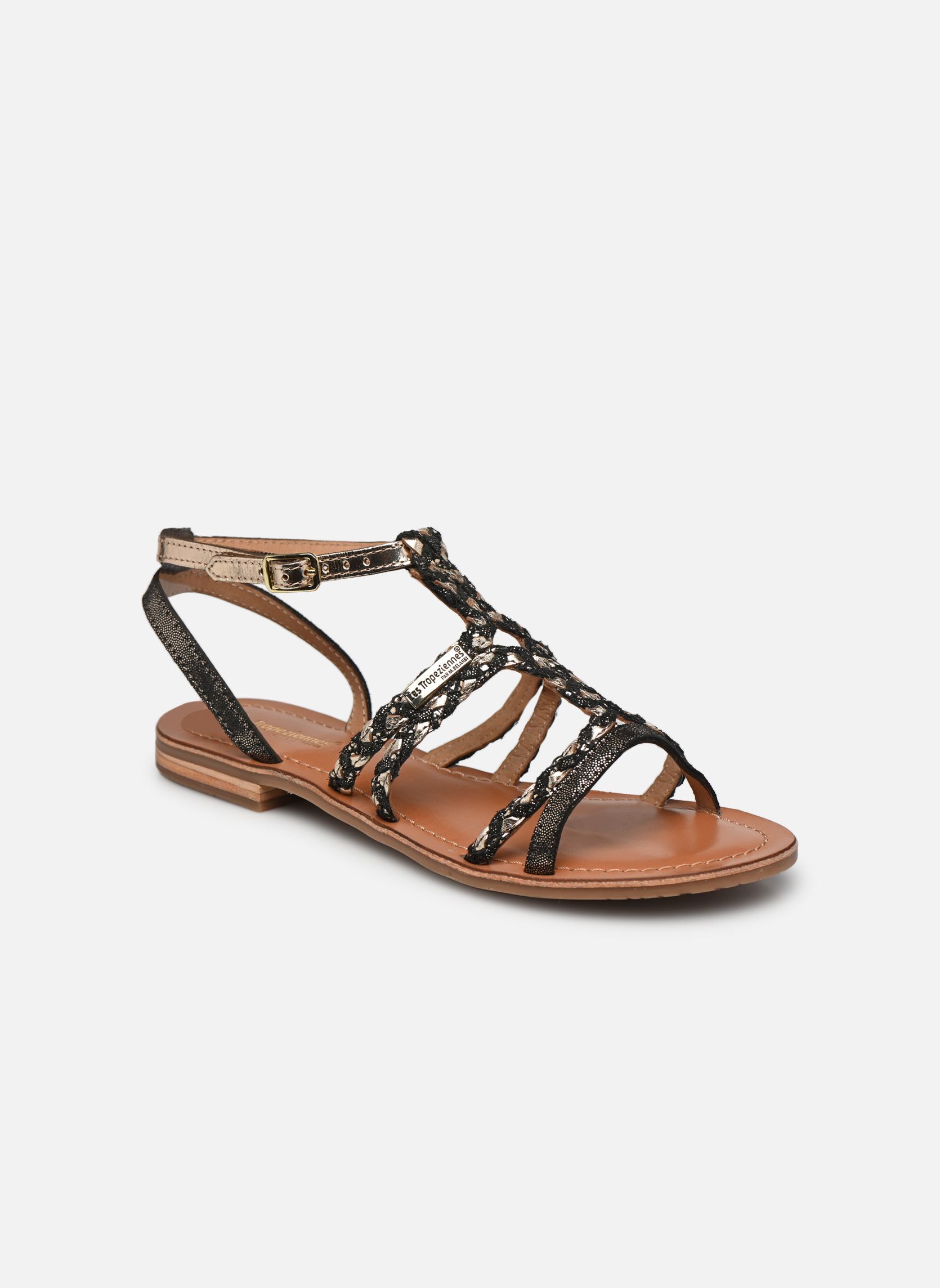 Sandales BONGO femme noir Les Tropéziennes par M Belarbi Sandales BONGO femme noir NOIR/MULTI