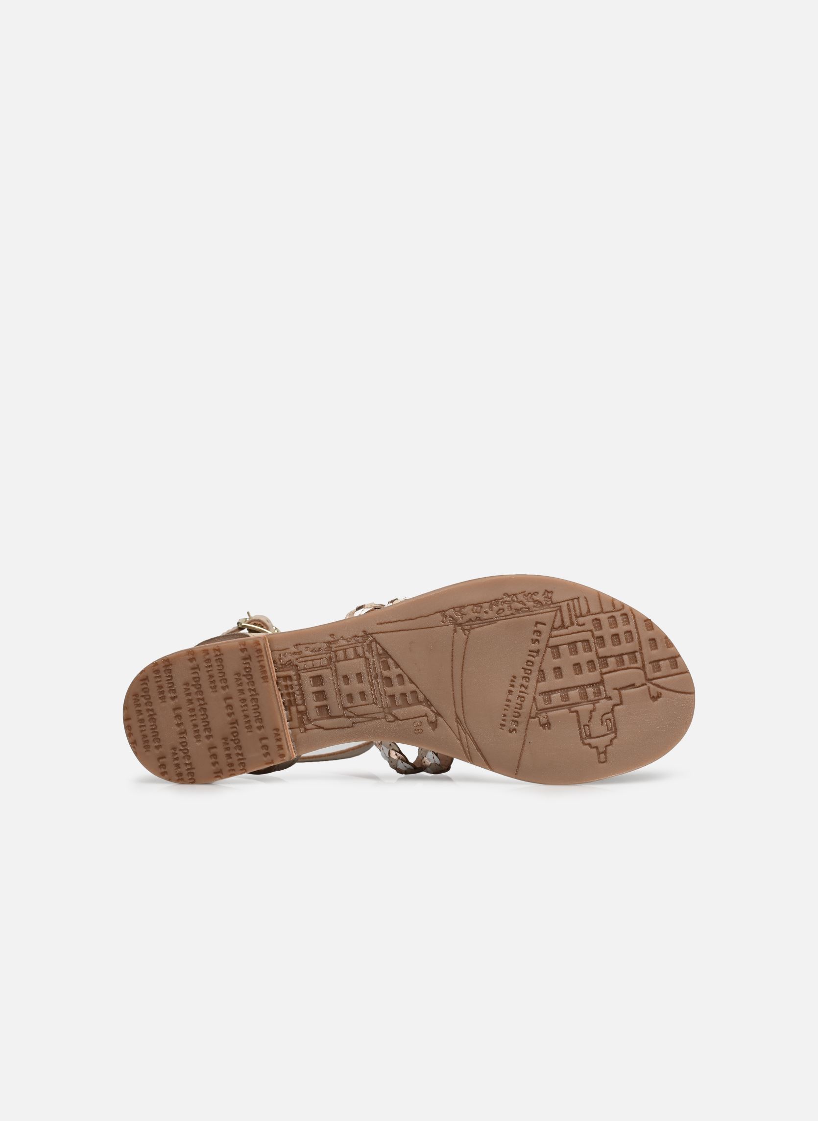 Sandales BONGO femme beige Les Tropéziennes par M Belarbi Sandales BONGO femme beige CREME MULTI