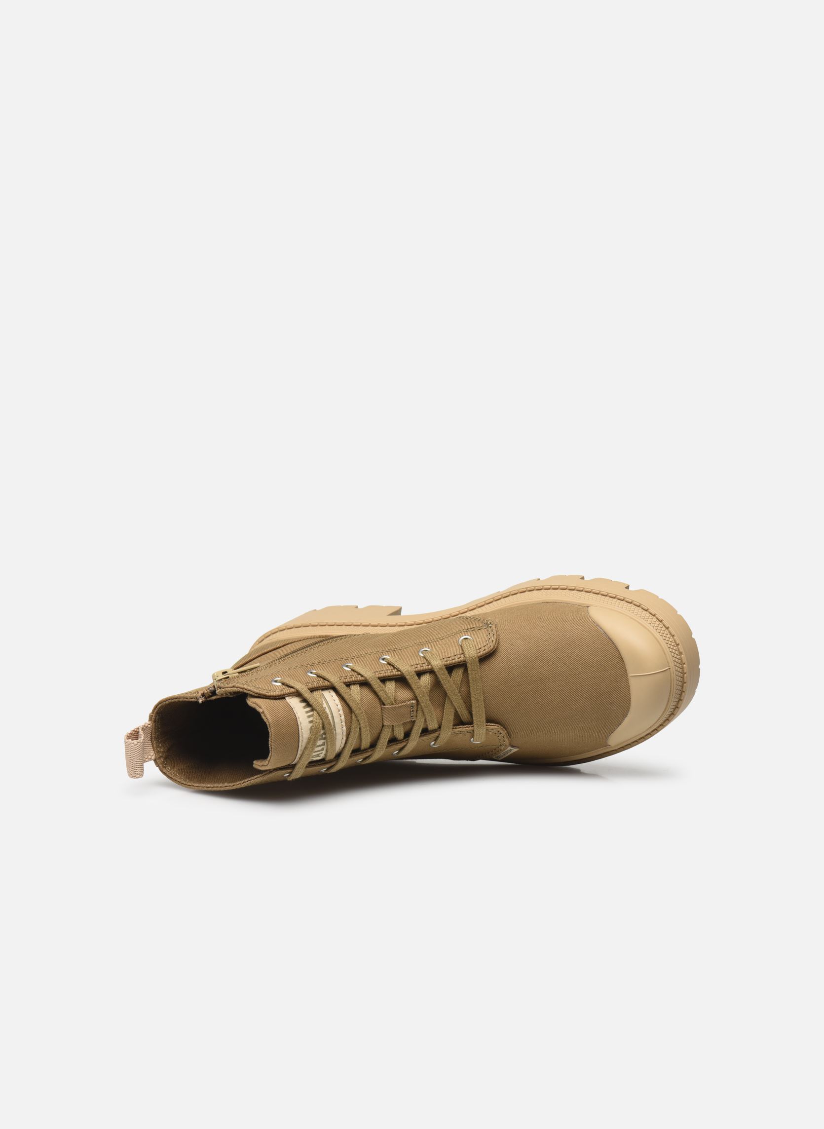 Geschnürte Stiefeletten PALLABASE TWILL W damen braun Palladium Geschnürte Stiefeletten PALLABASE TWILL W damen braun BUTTERNUT