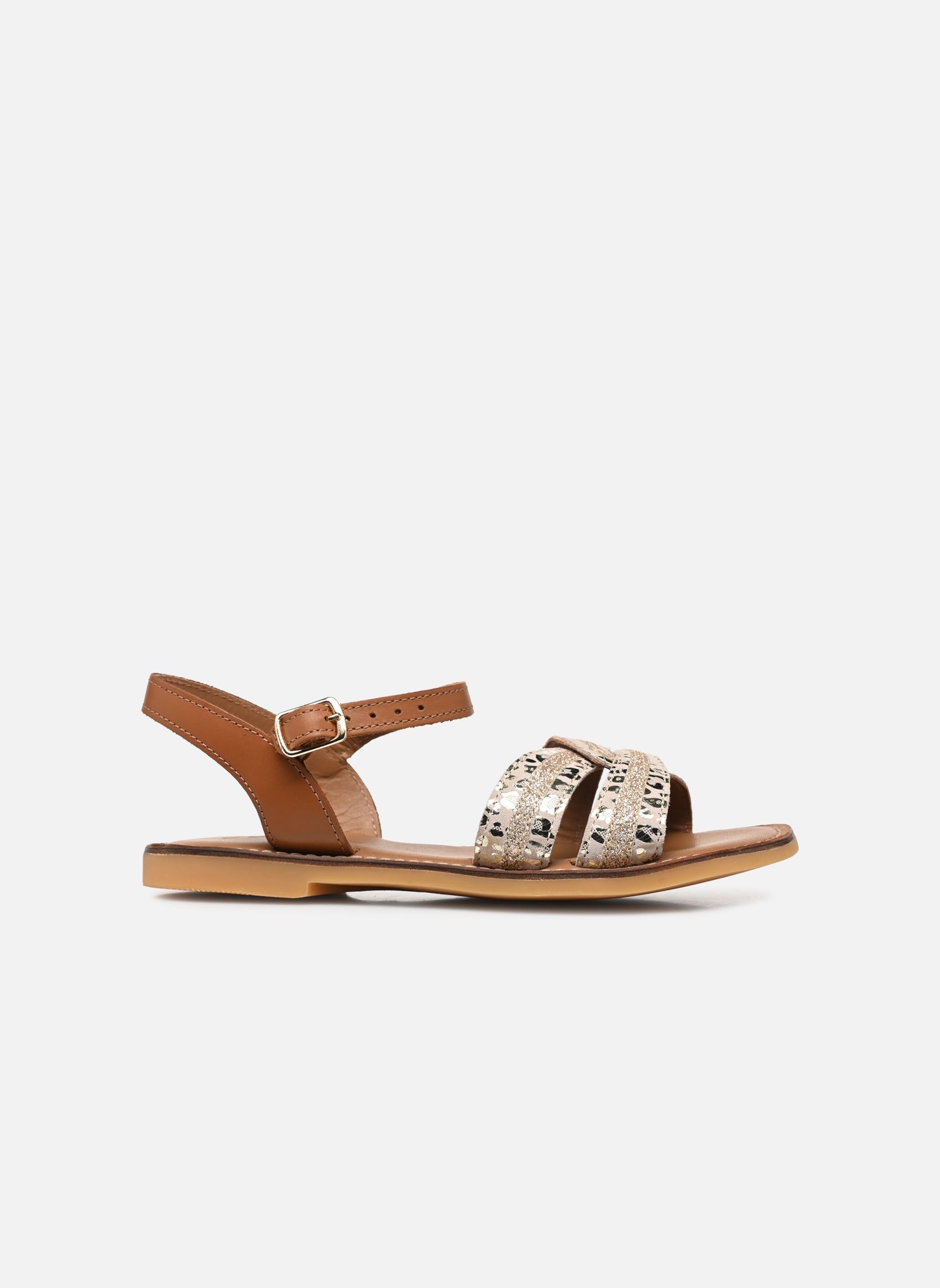 Sandalen Lazar Sun mädchen braun Adolie Sandalen Lazar Sun mädchen braun CAMEL - PLATINE