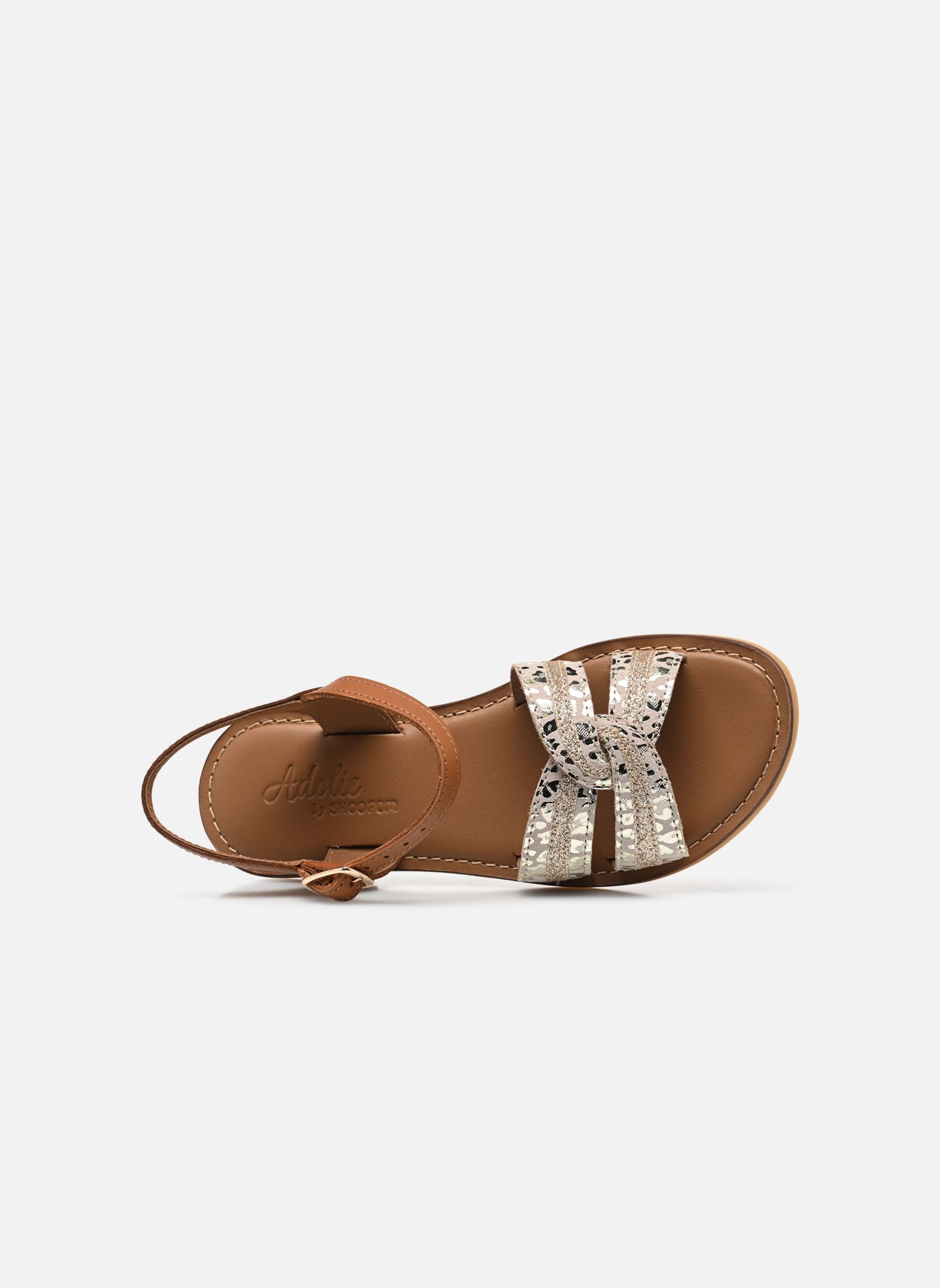 Sandalen Lazar Sun mädchen braun Adolie Sandalen Lazar Sun mädchen braun CAMEL - PLATINE