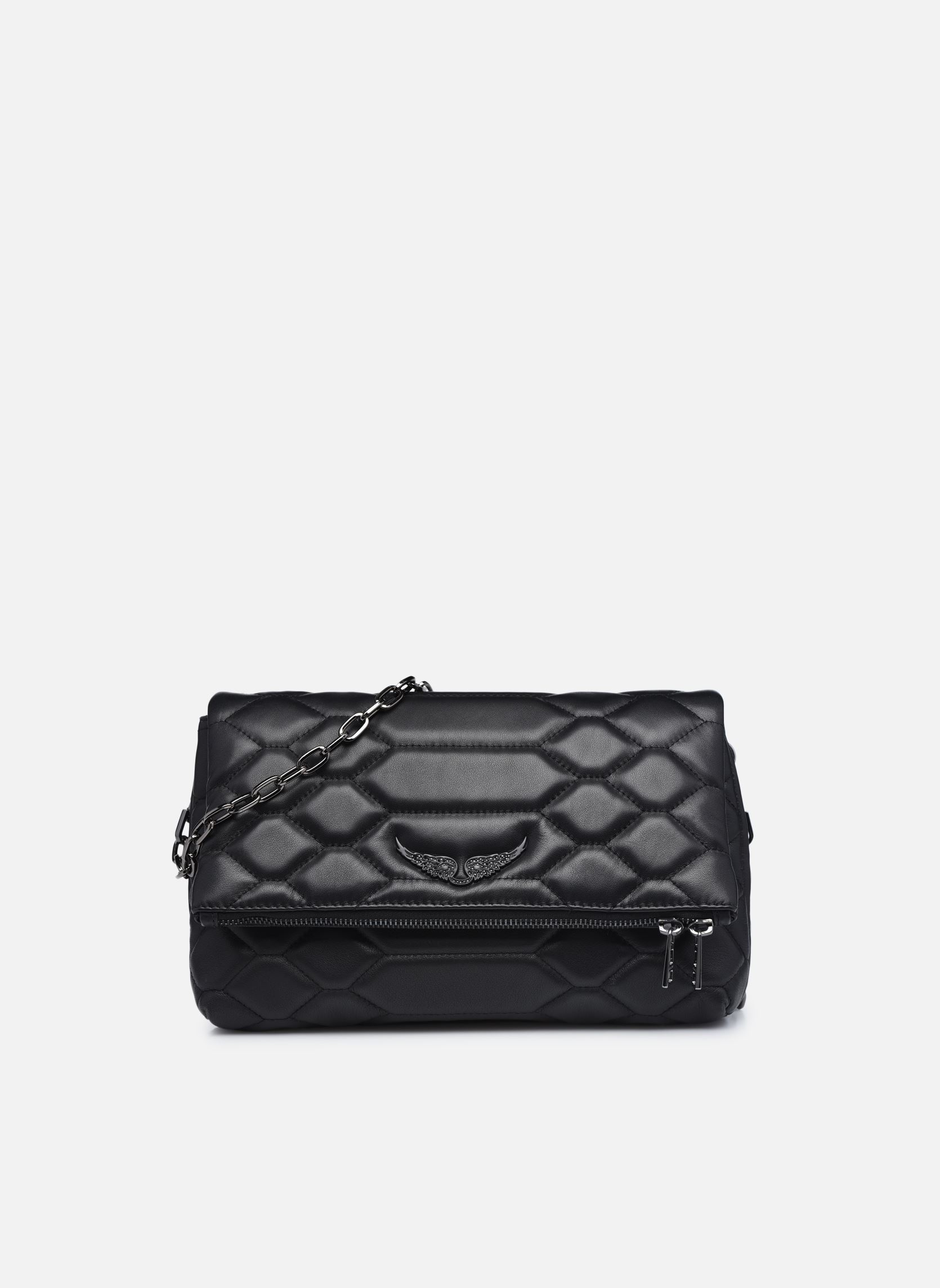 Bandolera Rocky XL Mat SCA mujer negro Zadig & Voltaire Bandolera Rocky XL Mat SCA mujer negro NOIR
