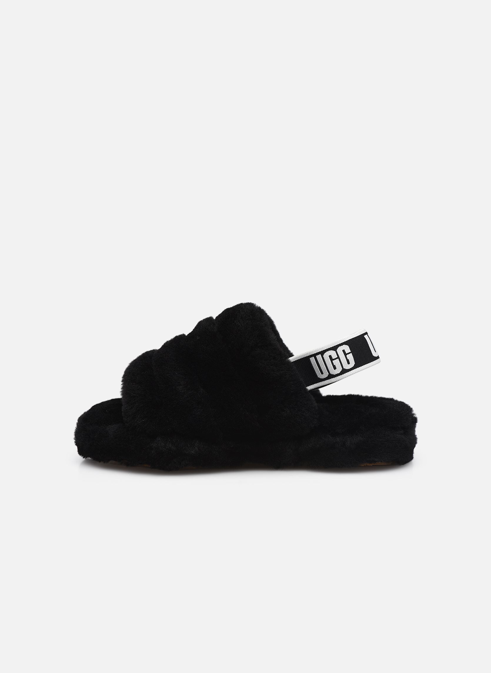 Chaussons Fluff Yeah Slide K fille noir UGG Chaussons Fluff Yeah Slide K fille noir BLACK