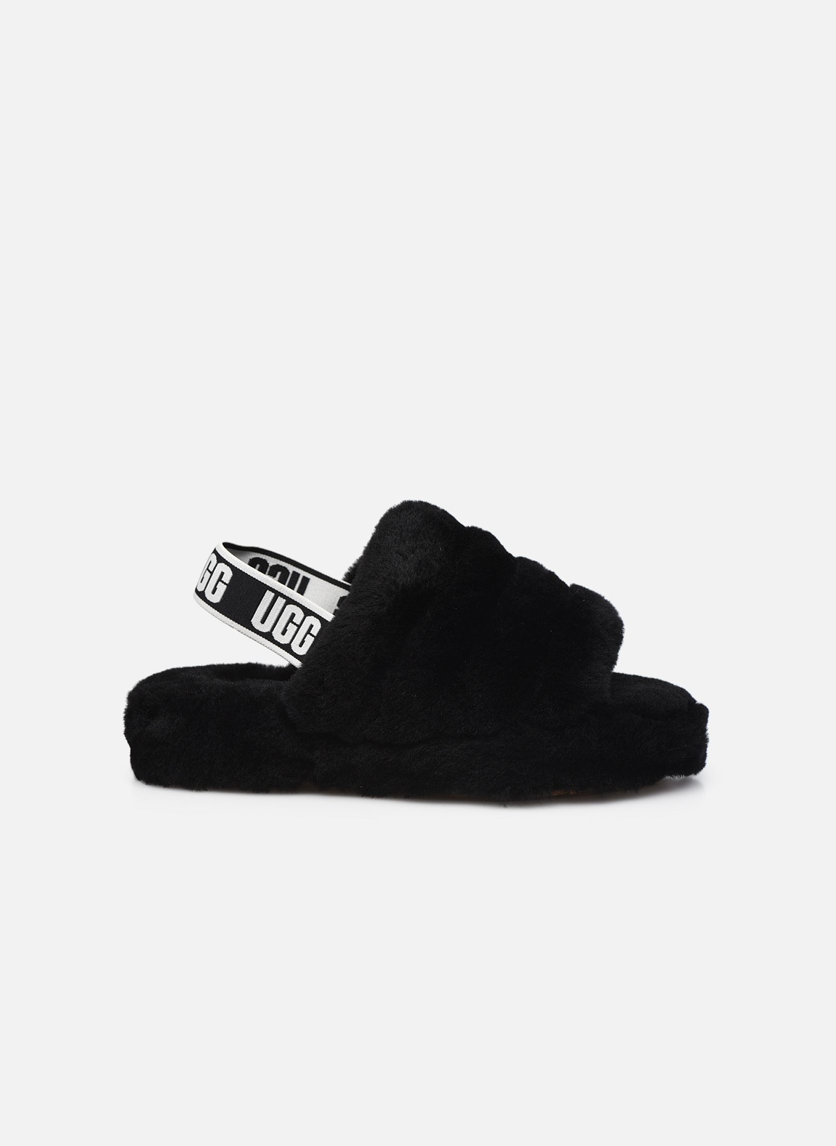 Chaussons Fluff Yeah Slide K fille noir UGG Chaussons Fluff Yeah Slide K fille noir BLACK