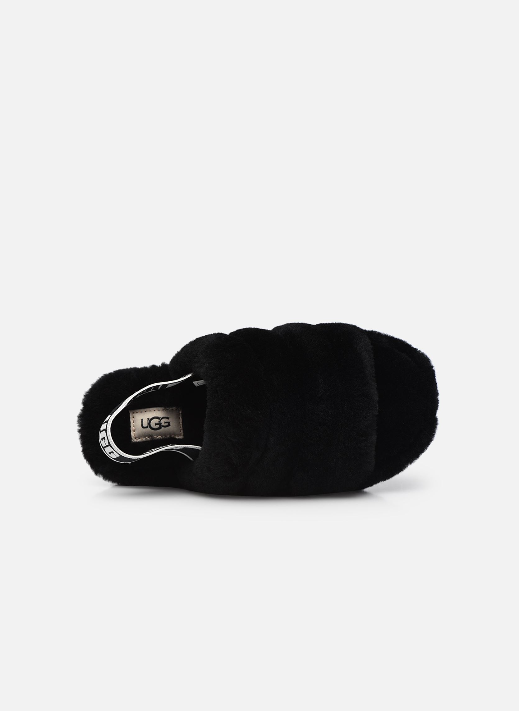 Chaussons Fluff Yeah Slide K fille noir UGG Chaussons Fluff Yeah Slide K fille noir BLACK
