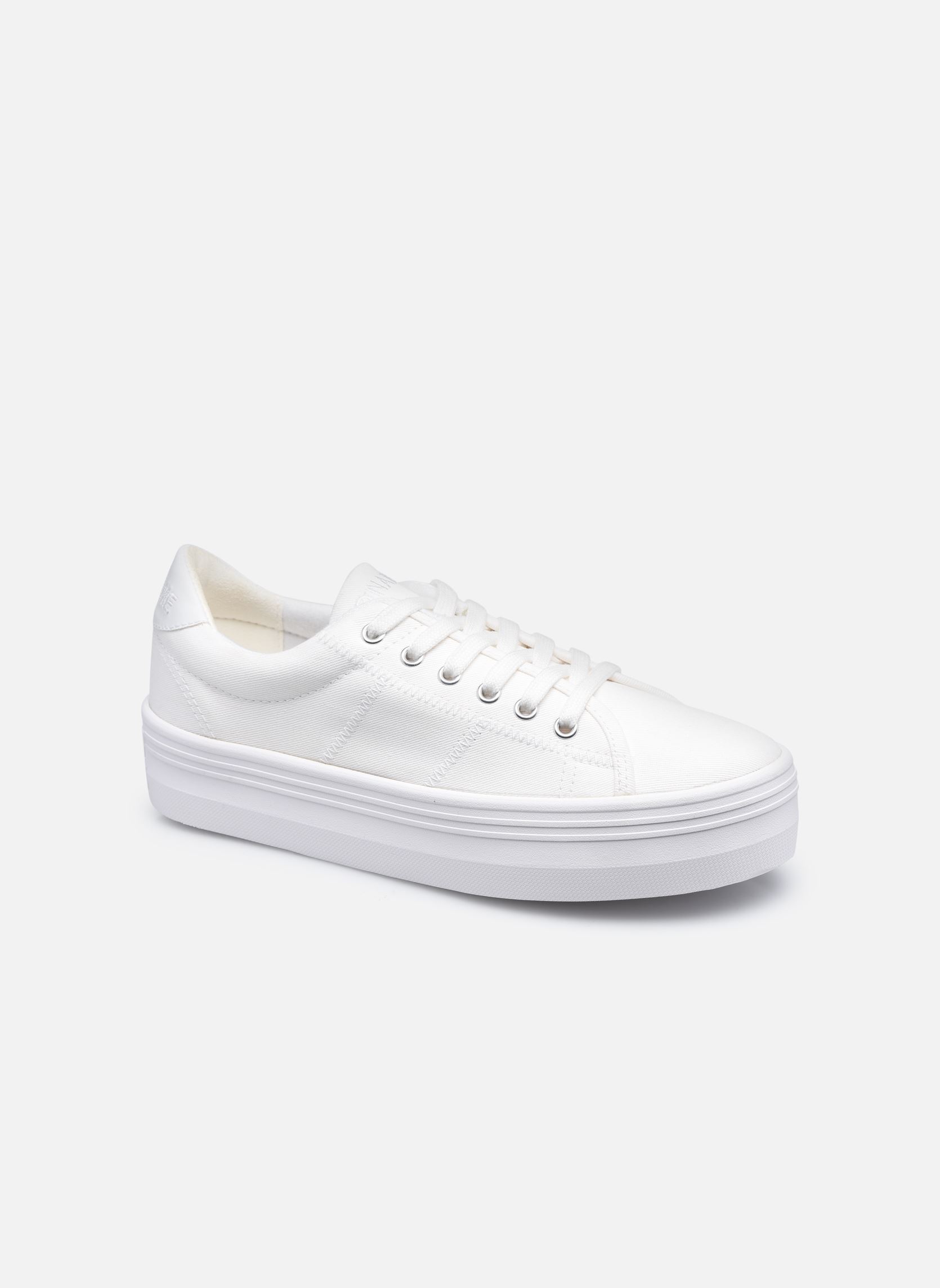 Baskets toile Plato M Sneaker Canvas femme blanc No Name Baskets toile Plato M Sneaker Canvas femme blanc WHITE FOX WHITE
