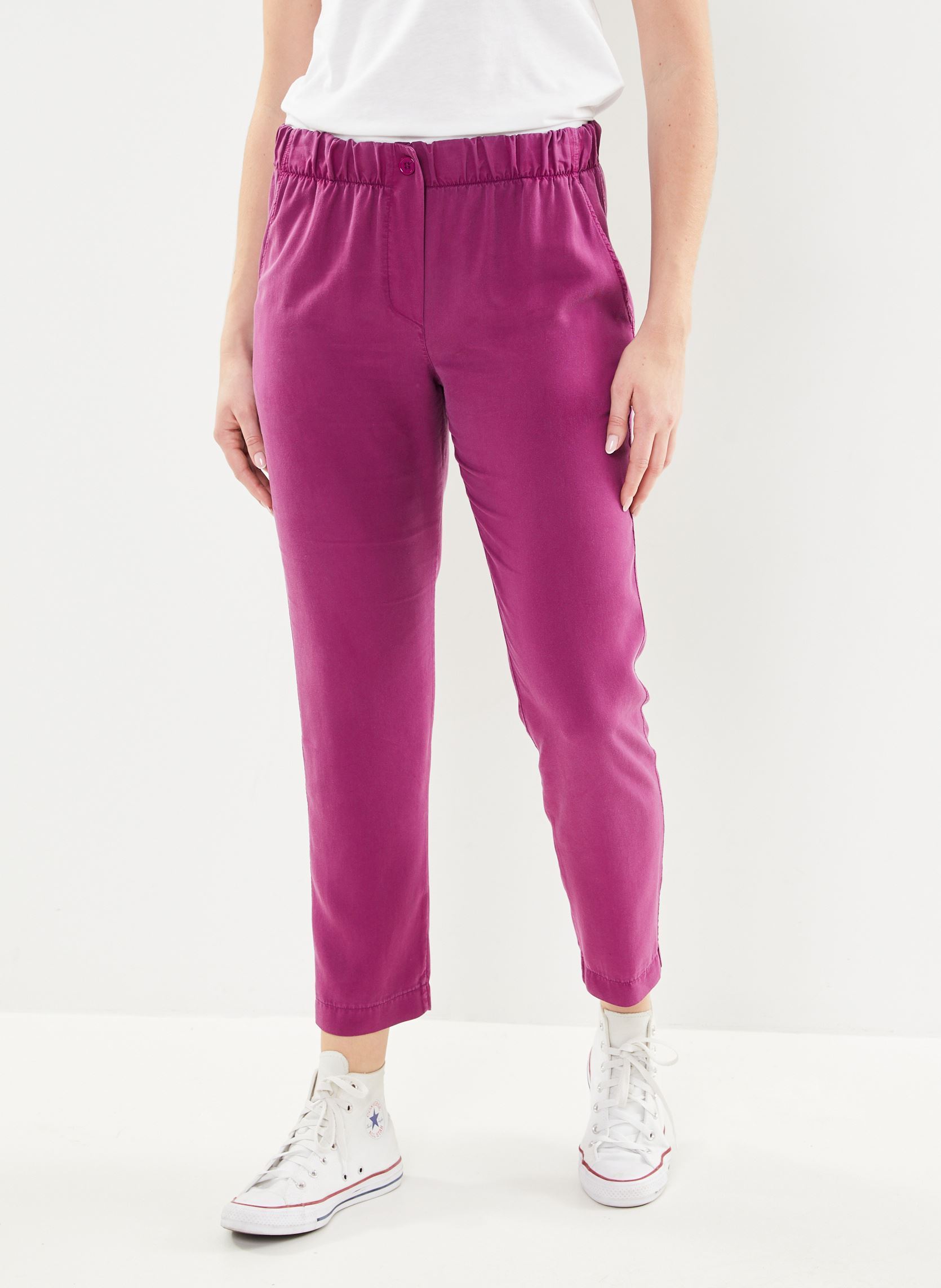 Pantalons droit Fa-Pa-Damila femme violet La Fée Maraboutée Pantalons droit Fa-Pa-Damila femme violet FIGUE