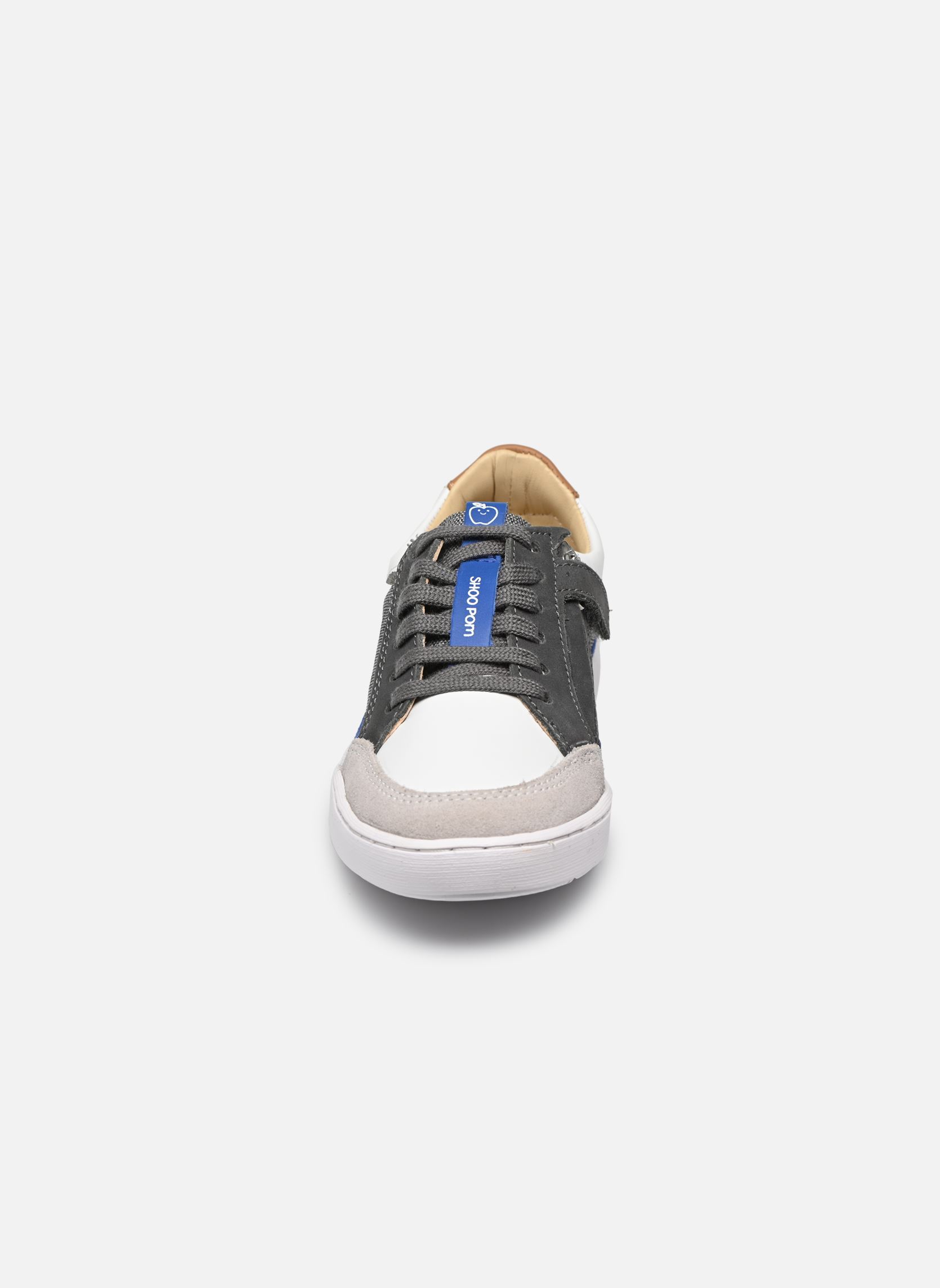 Niedrige Sneaker Play Lo Connect jungen grau Shoo Pom Niedrige Sneaker Play Lo Connect jungen grau GREY WHITE BLUE