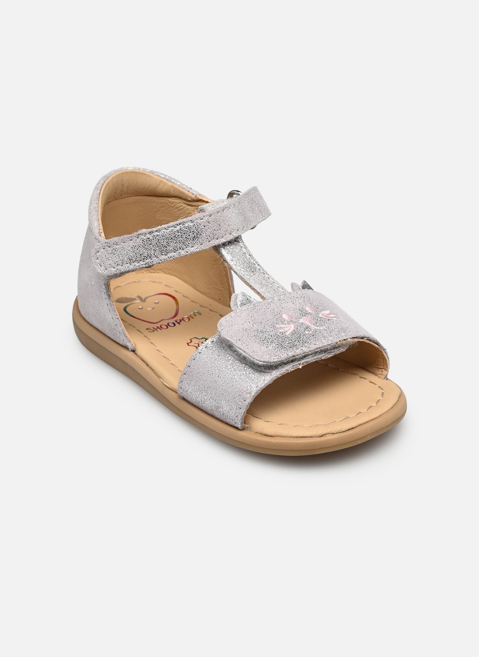 Sandalen Tity Miaou mädchen silber Shoo Pom Sandalen Tity Miaou mädchen silber SILVER