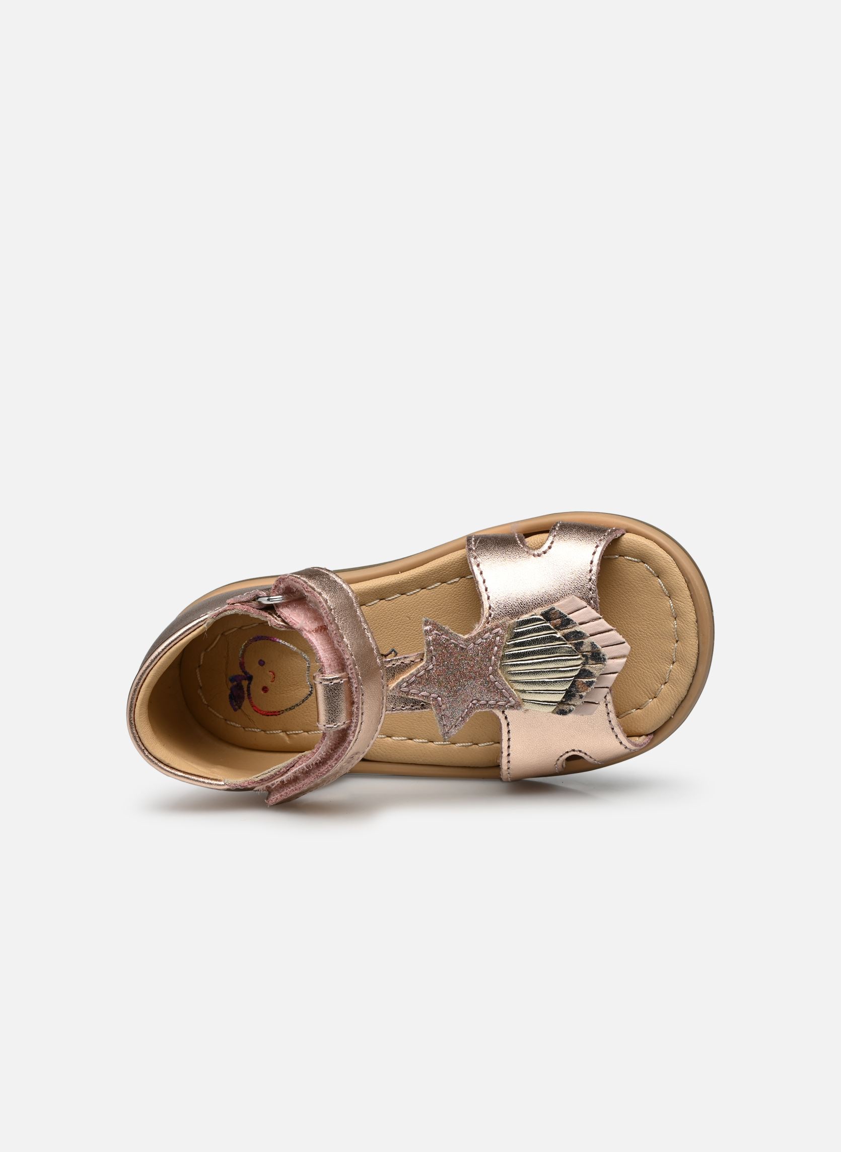 Sandales Tity Kid fille or et bronze Shoo Pom Sandales Tity Kid fille or et bronze COPPER - PINK