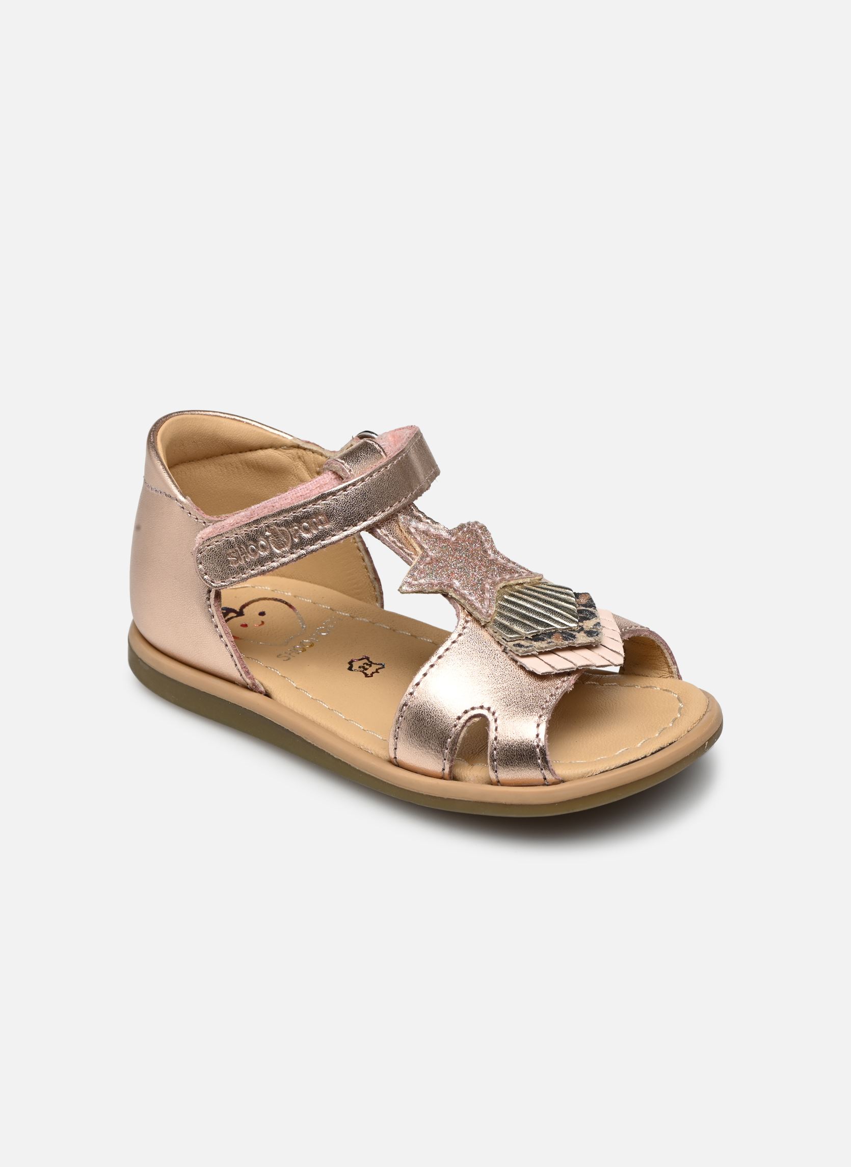 Sandales Tity Kid fille or et bronze Shoo Pom Sandales Tity Kid fille or et bronze COPPER - PINK