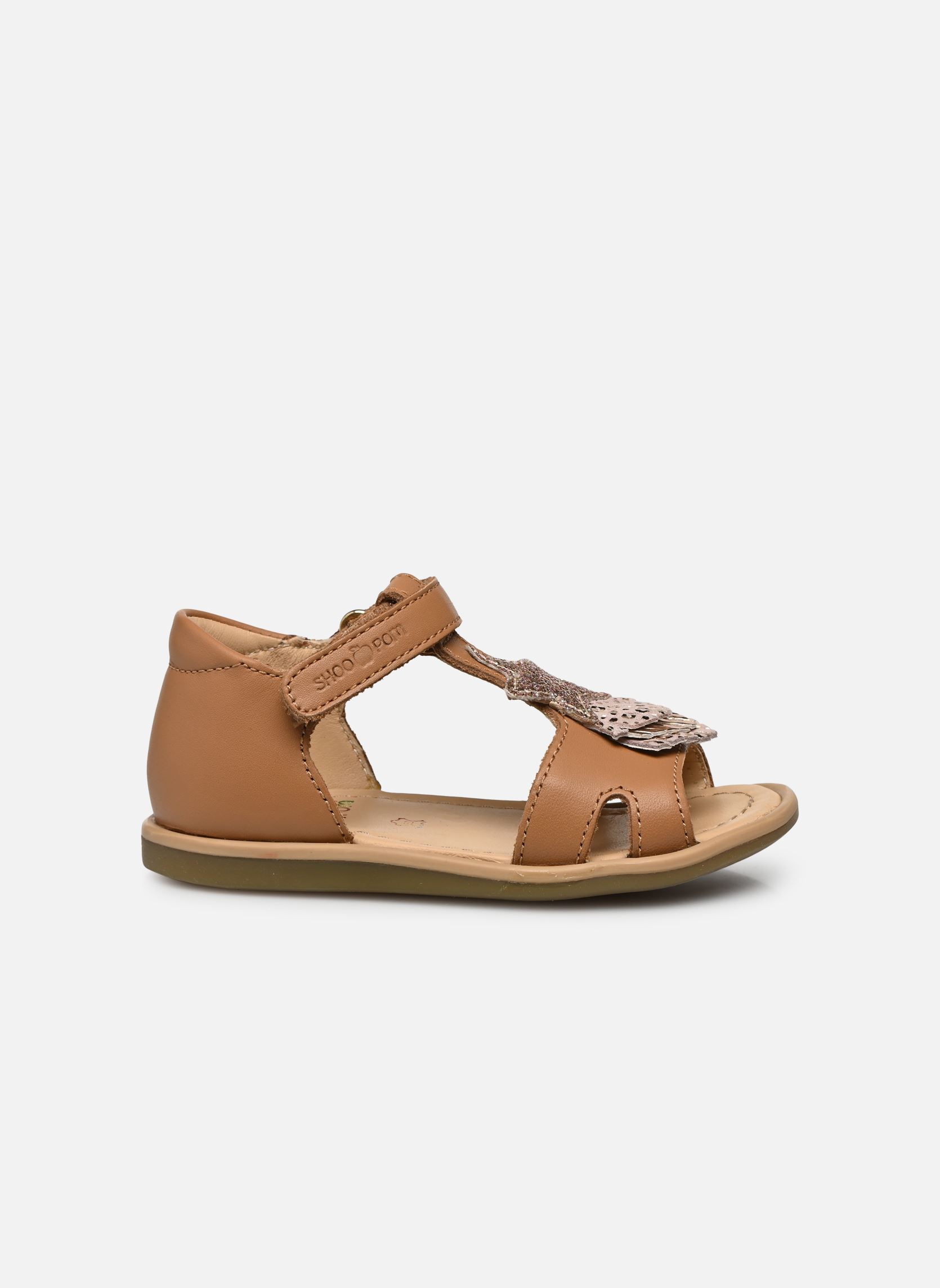 Sandalen Tity Kid mädchen braun Shoo Pom Sandalen Tity Kid mädchen braun LT CAMEL - PLATINE - PINK