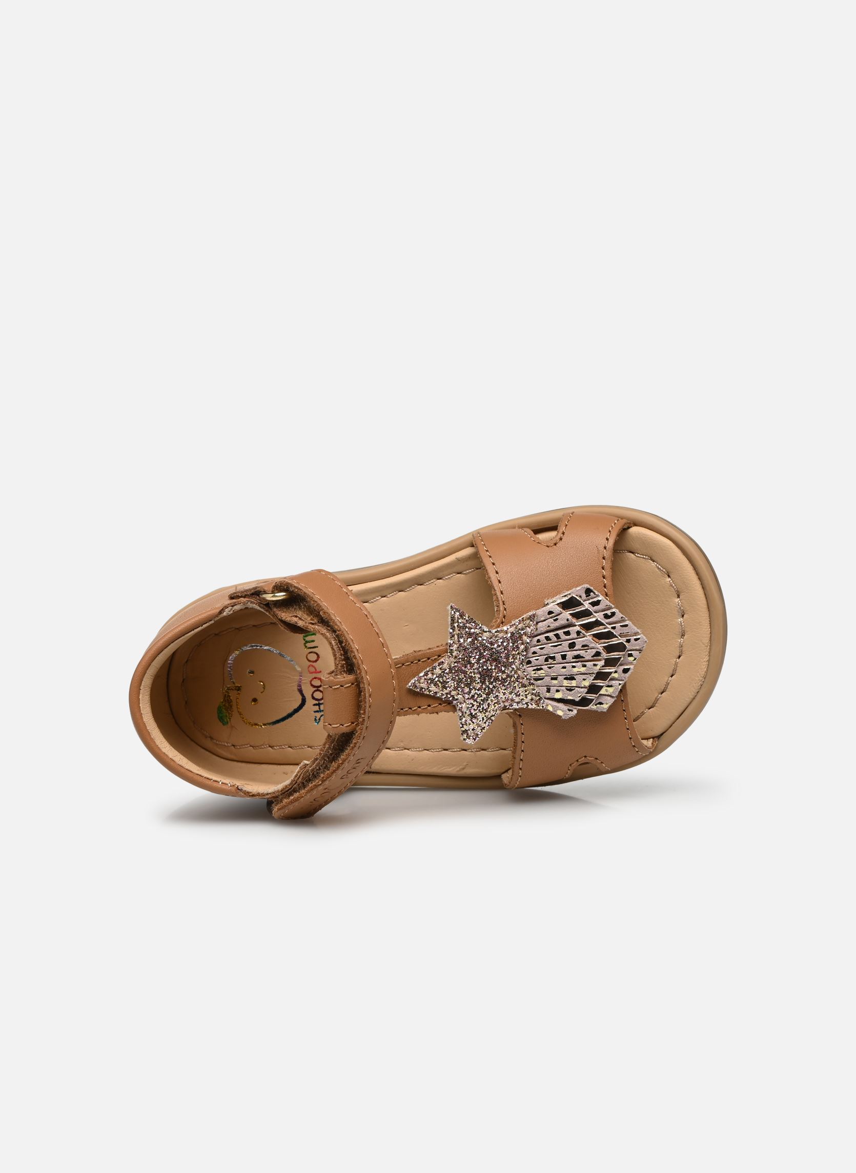 Sandalen Tity Kid mädchen braun Shoo Pom Sandalen Tity Kid mädchen braun LT CAMEL - PLATINE - PINK