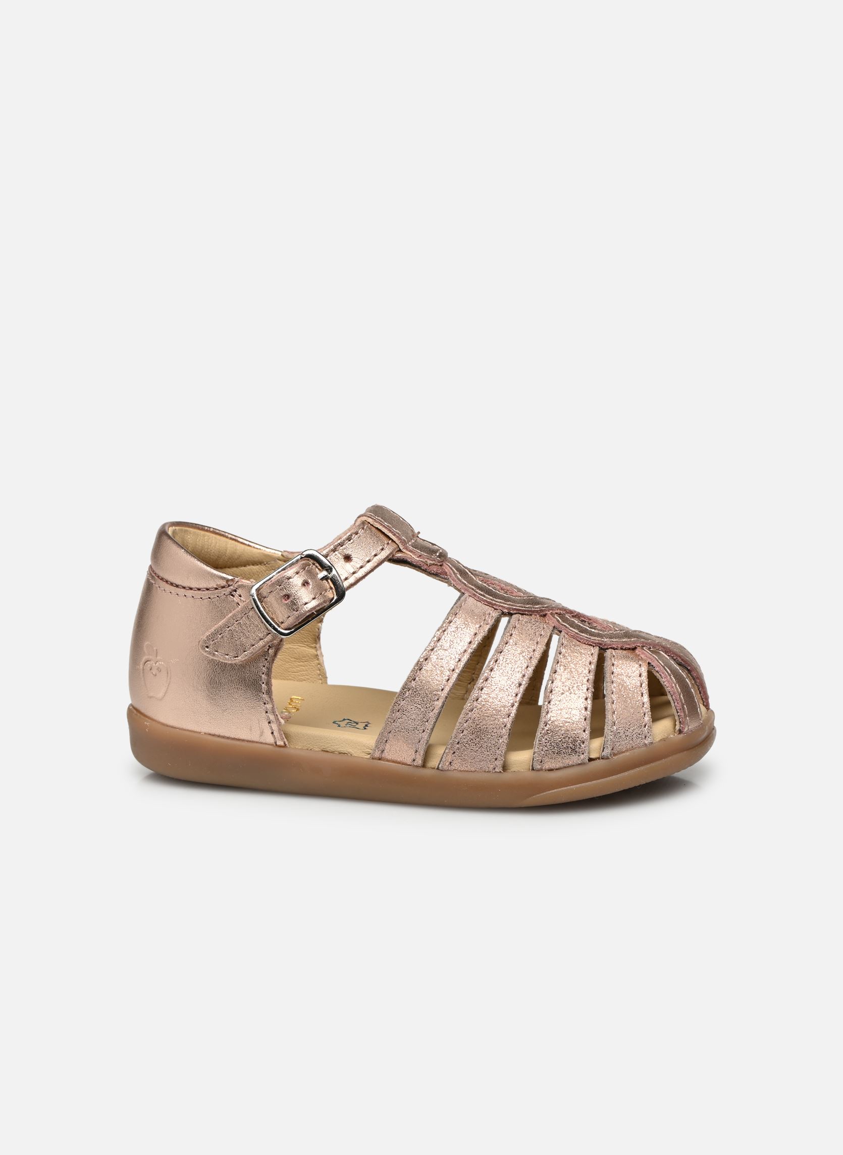 Sandalias Pika Twist niña oro y bronce Shoo Pom Sandalias Pika Twist niña oro y bronce COPPER - NUDE
