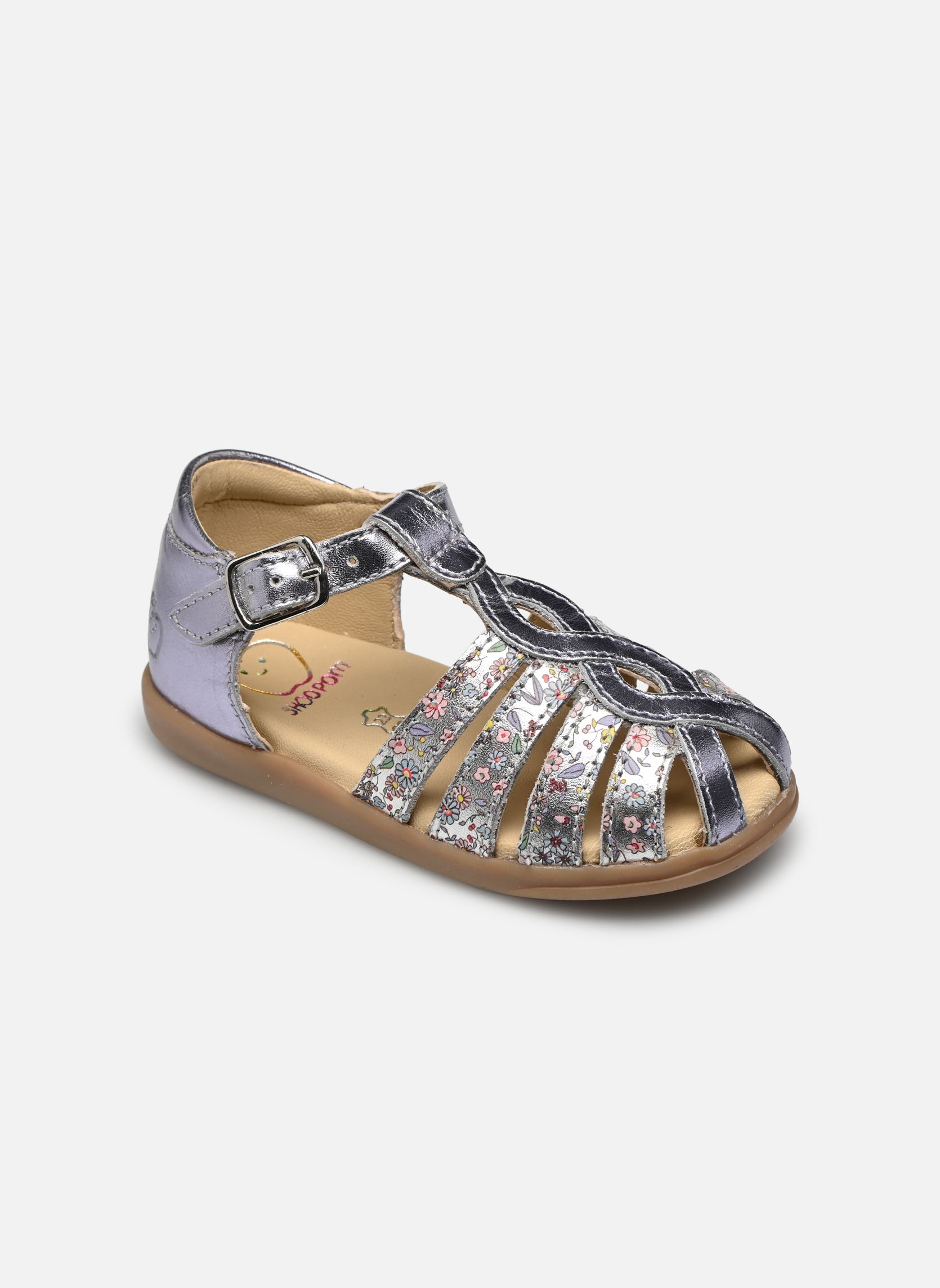 Sandales Pika Twist fille argent Shoo Pom Sandales Pika Twist fille argent ICE - MULTI