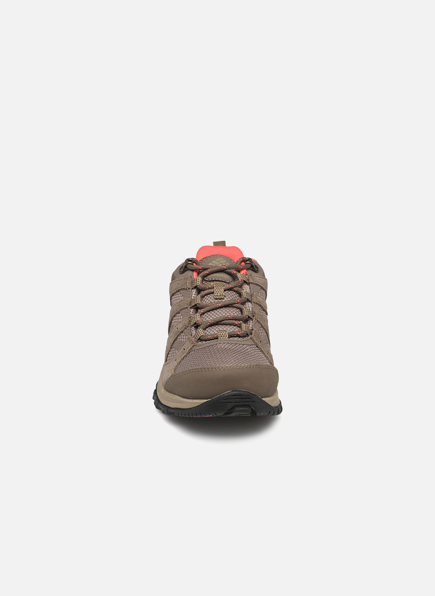 Sportschuhe Redmond III Waterproof W damen braun Columbia Sportschuhe Redmond III Waterproof W damen braun Pebble, Red Coral