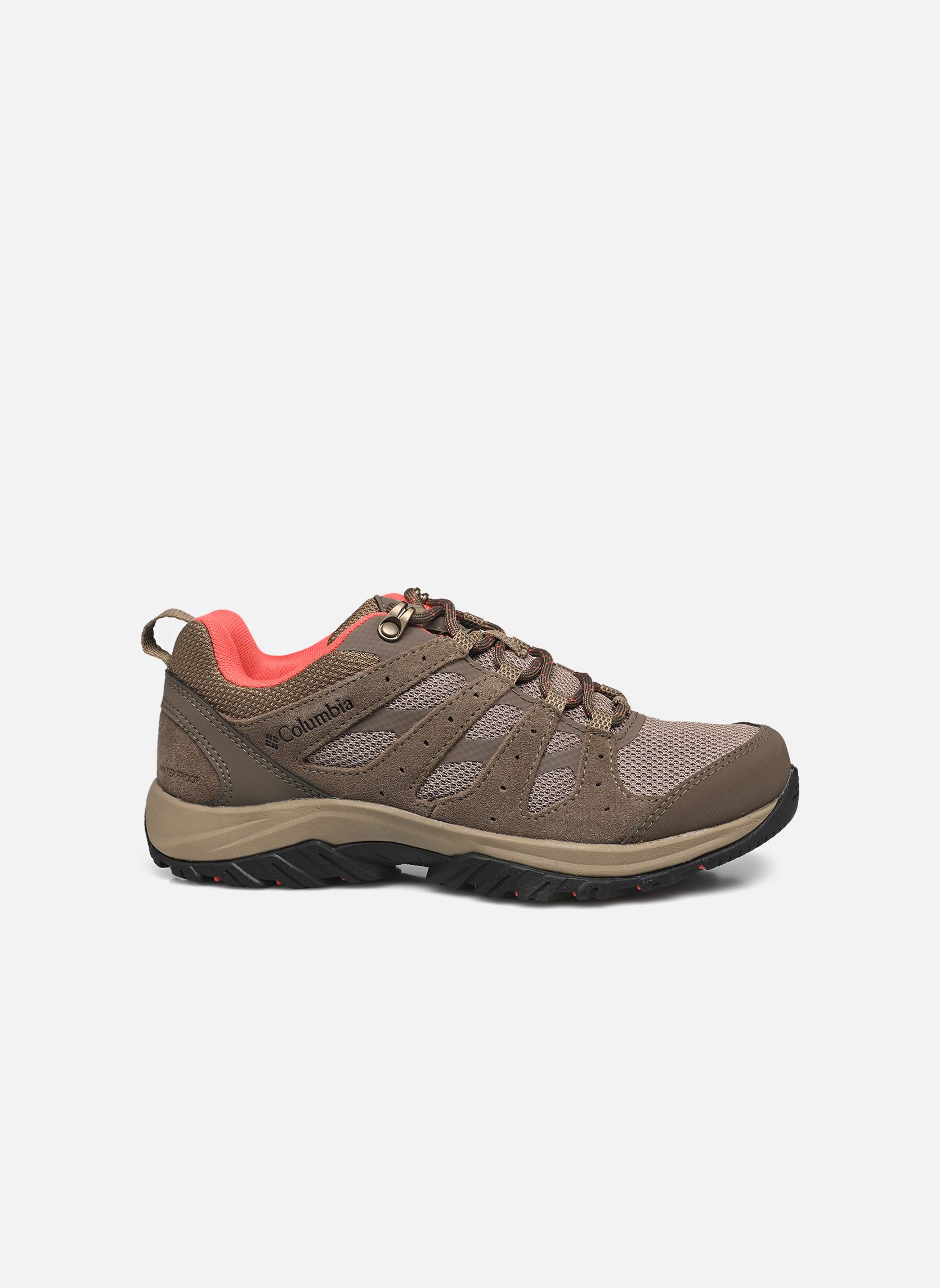 Sportschuhe Redmond III Waterproof W damen braun Columbia Sportschuhe Redmond III Waterproof W damen braun Pebble, Red Coral