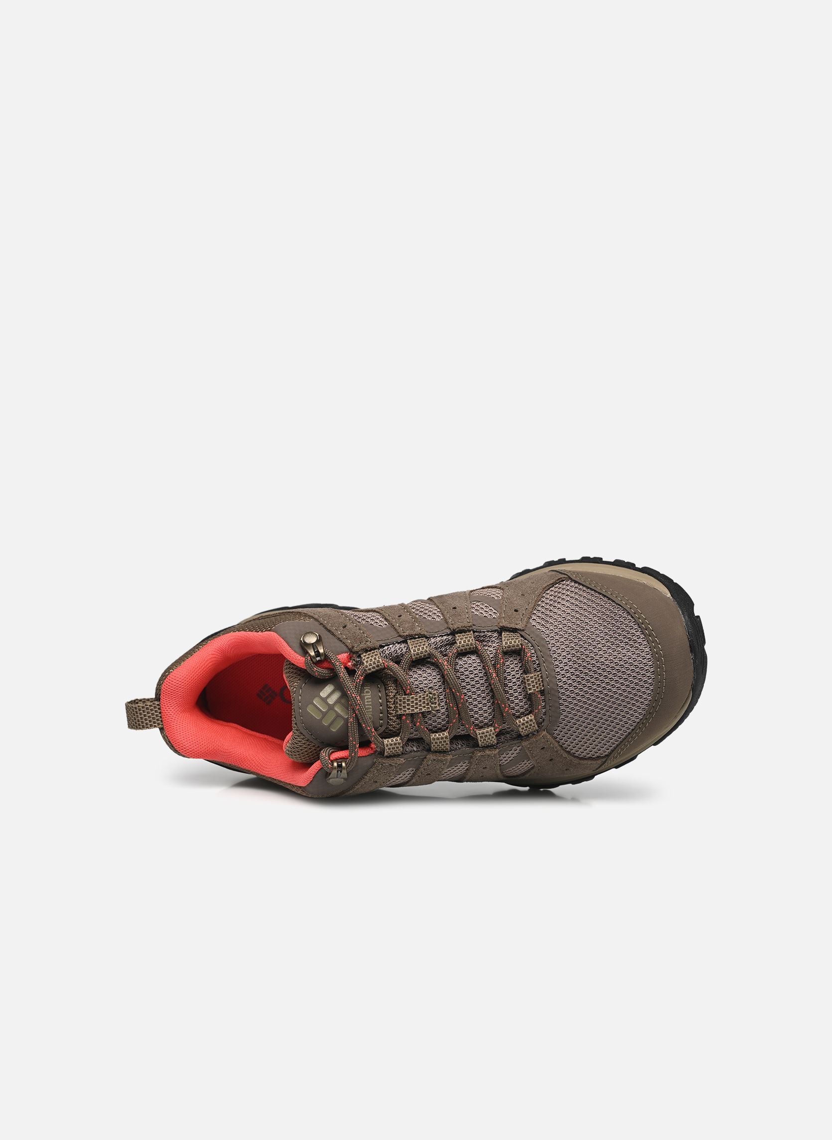Sportschuhe Redmond III Waterproof W damen braun Columbia Sportschuhe Redmond III Waterproof W damen braun Pebble, Red Coral