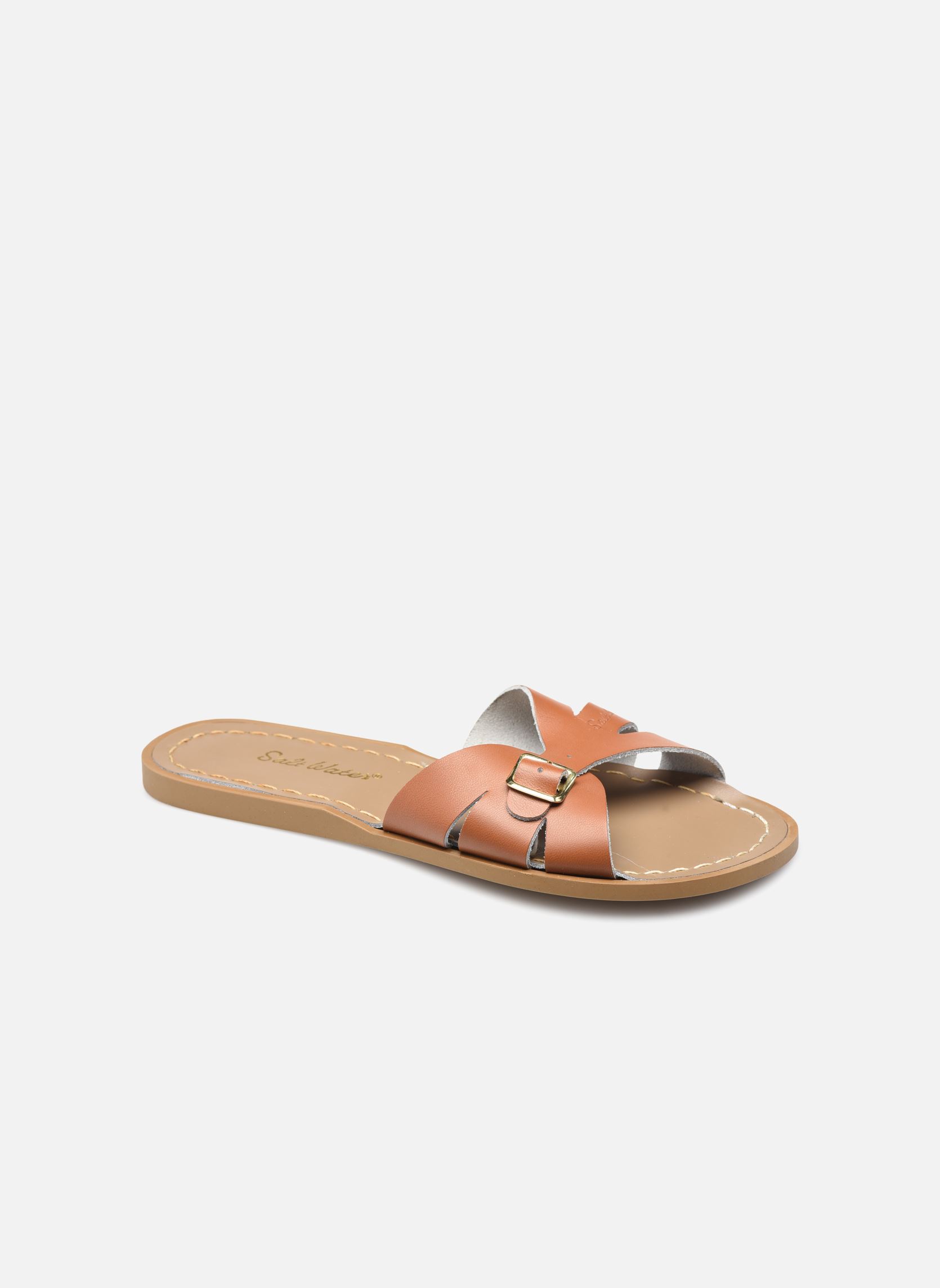 Pantoletten SW C SLIDES damen braun Salt-Water Pantoletten SW C SLIDES damen braun TAN