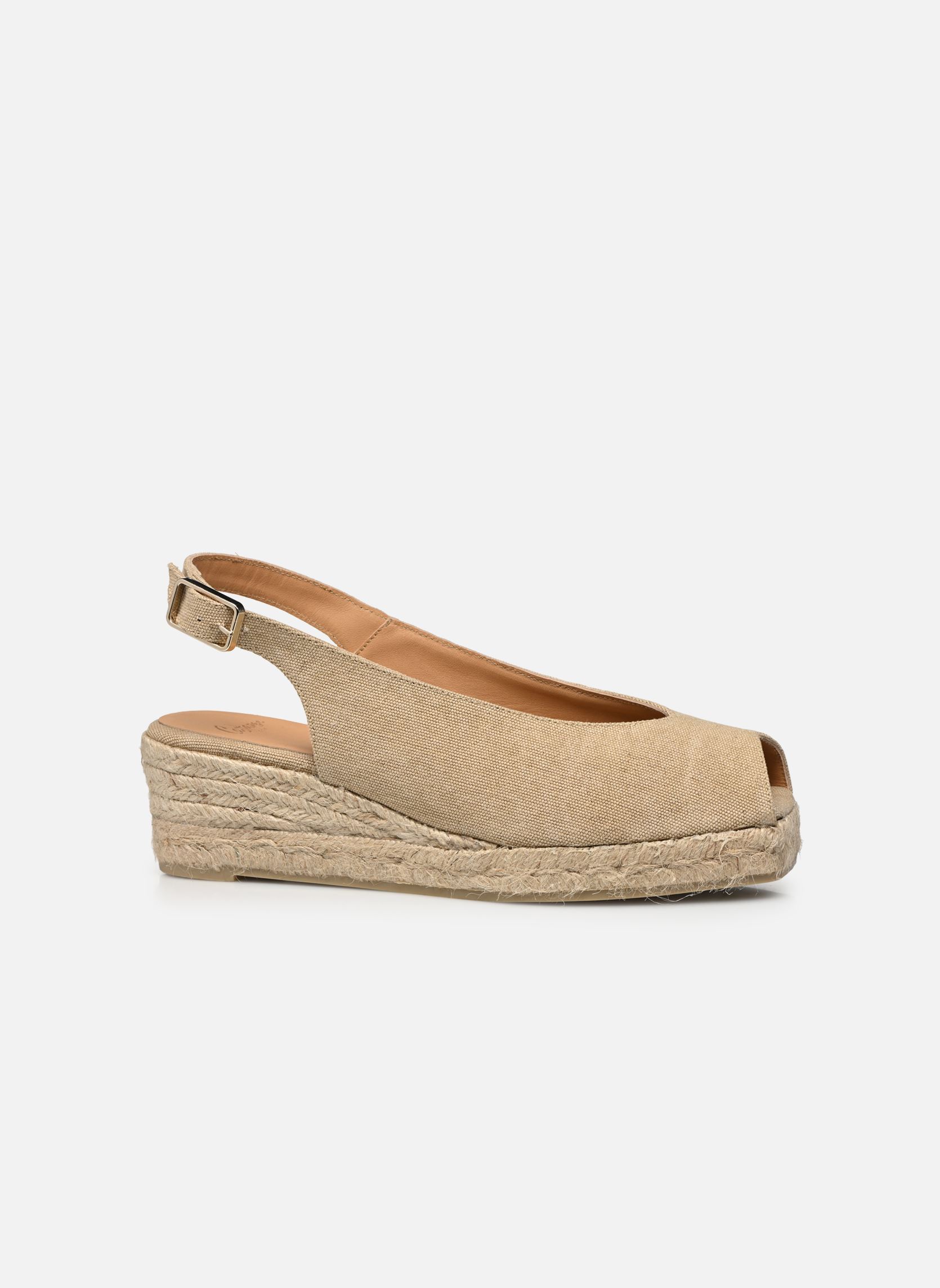 Keil- und Plateau-Espadrilles Dosalia H3 damen beige Castaner Keil- und Plateau-Espadrilles Dosalia H3 damen beige SAND
