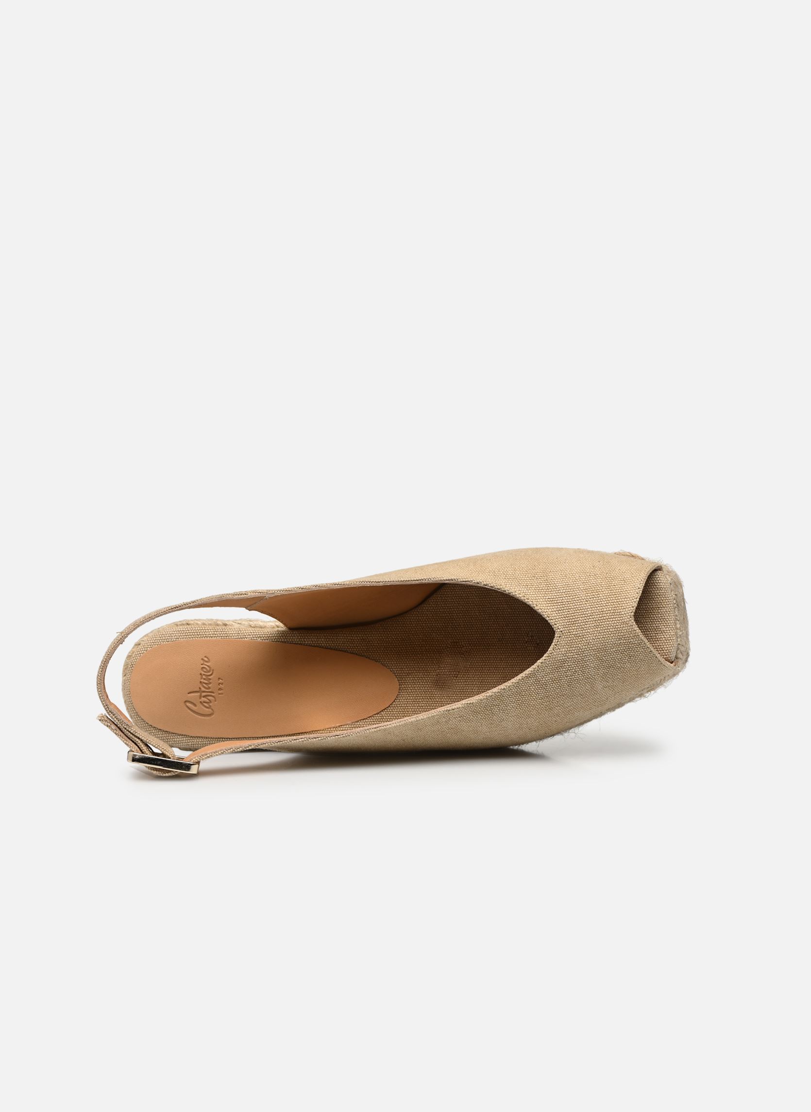 Keil- und Plateau-Espadrilles Dosalia H3 damen beige Castaner Keil- und Plateau-Espadrilles Dosalia H3 damen beige SAND