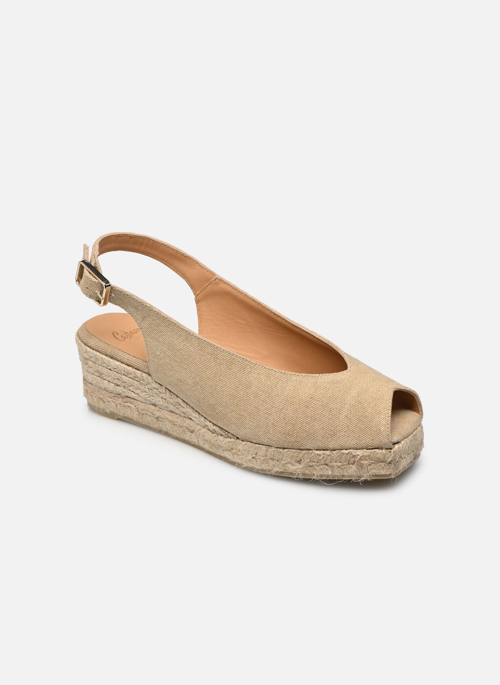Keil- und Plateau-Espadrilles Dosalia H3 damen beige Castaner Keil- und Plateau-Espadrilles Dosalia H3 damen beige SAND