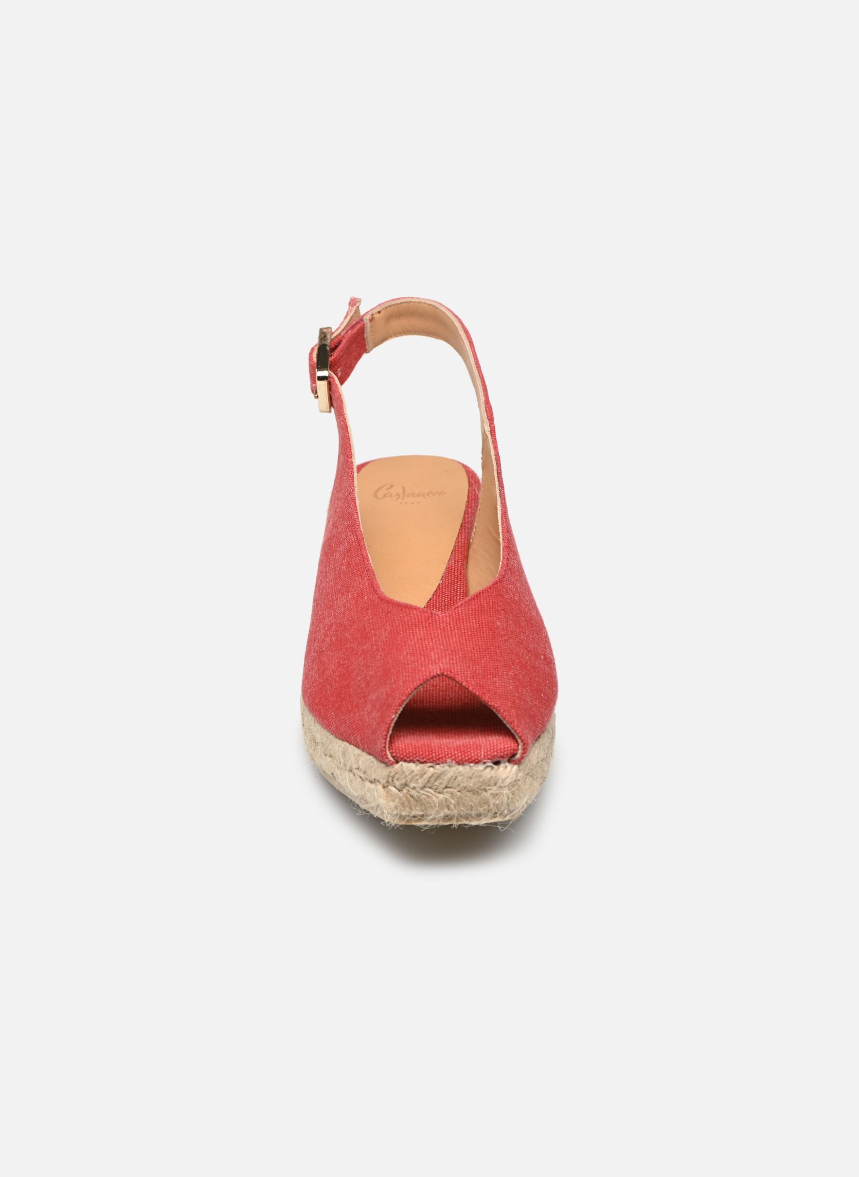 Keil- und Plateau-Espadrilles Dosalia H3 damen beige Castaner Keil- und Plateau-Espadrilles Dosalia H3 damen beige Rojo Carmin 1