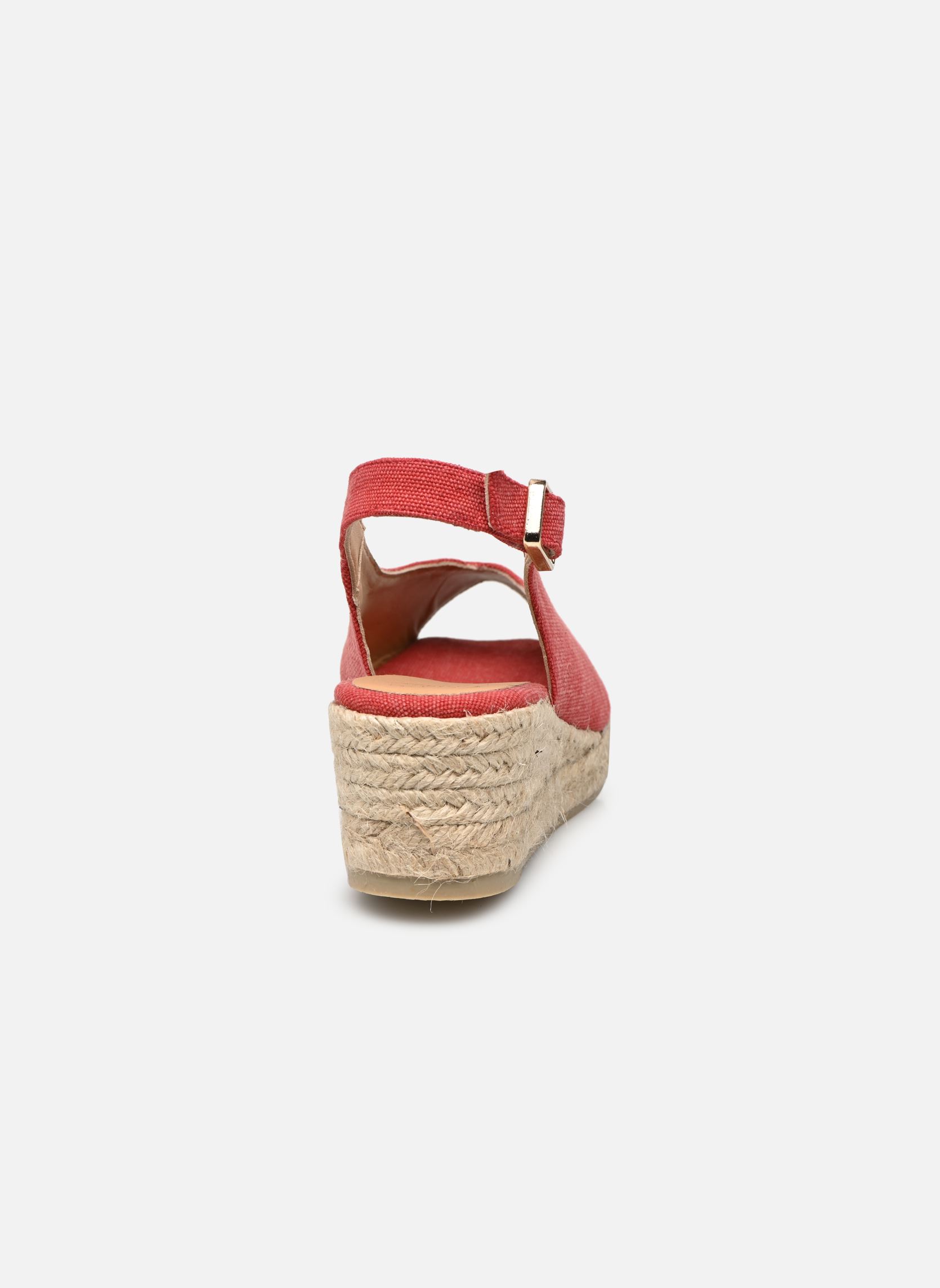 Keil- und Plateau-Espadrilles Dosalia H3 damen beige Castaner Keil- und Plateau-Espadrilles Dosalia H3 damen beige Rojo Carmin 1