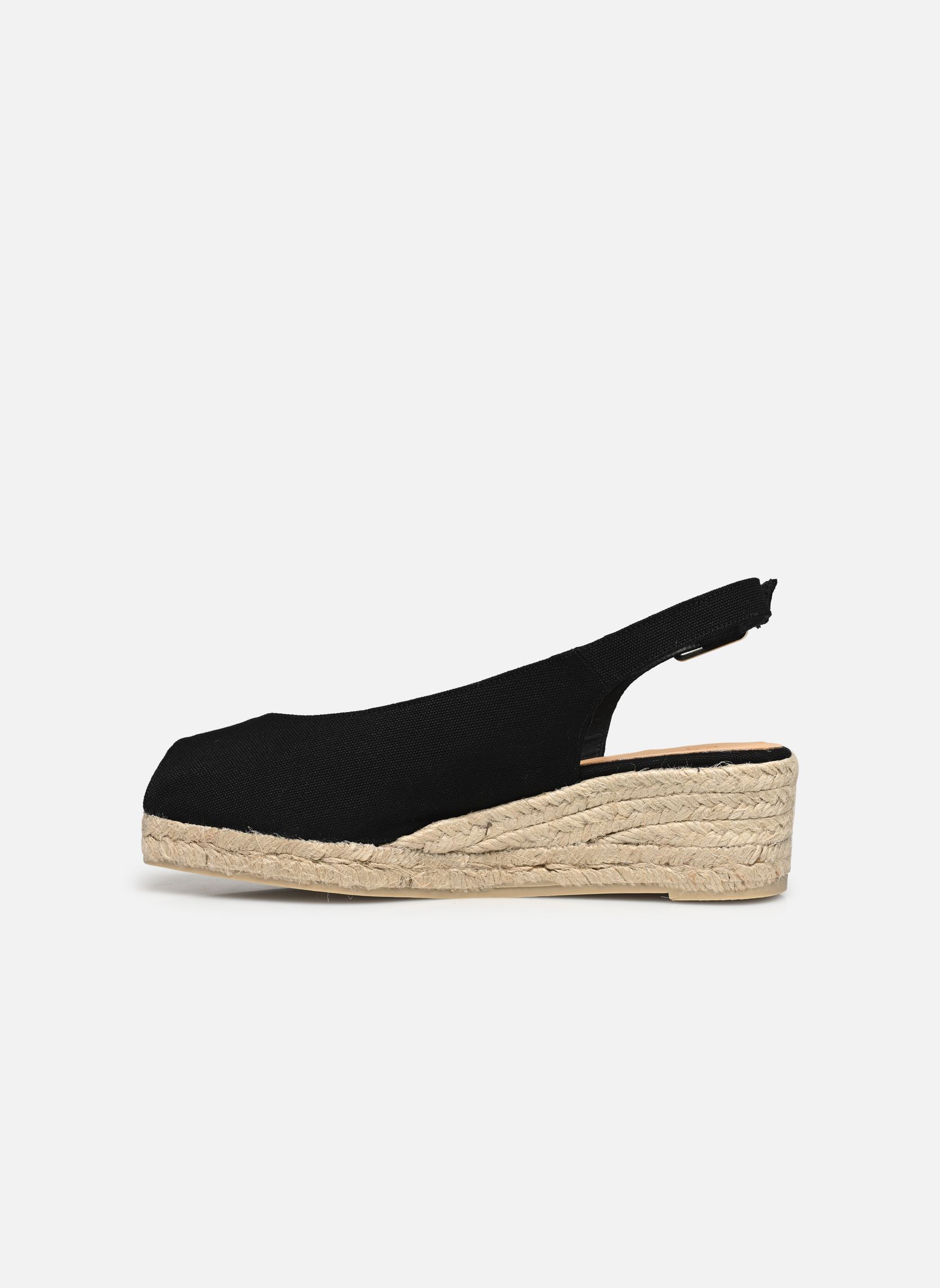 Espadrilles met sleehak en plateau Dosalia H3 dames zwart Castaner Espadrilles met sleehak en plateau Dosalia H3 dames zwart NEGRO